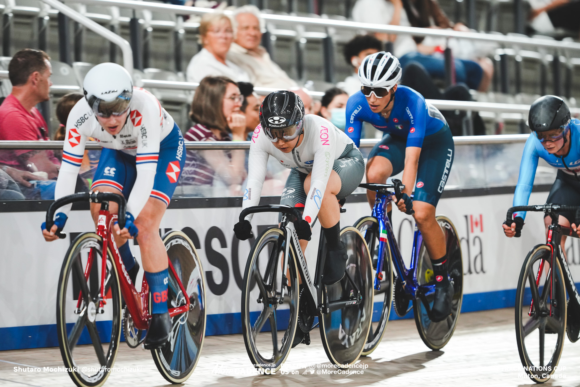 梶原悠未 KAJIHARA Yumi, JPN, Point race, Women's Omnium, 2022 Track Nations Cup, Milton, Canada