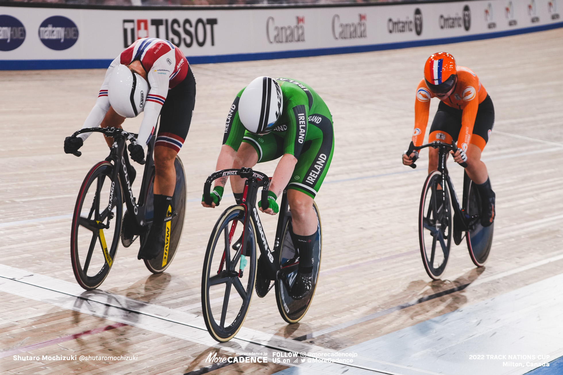 アニータ イボンヌ・ステンバーグ STENBERG Anita Yvonne, NOR, エミリー・ケイ KAY Emily , IRL, Point race, Women's Omnium, 2022 Track Nations Cup, Milton, Canada