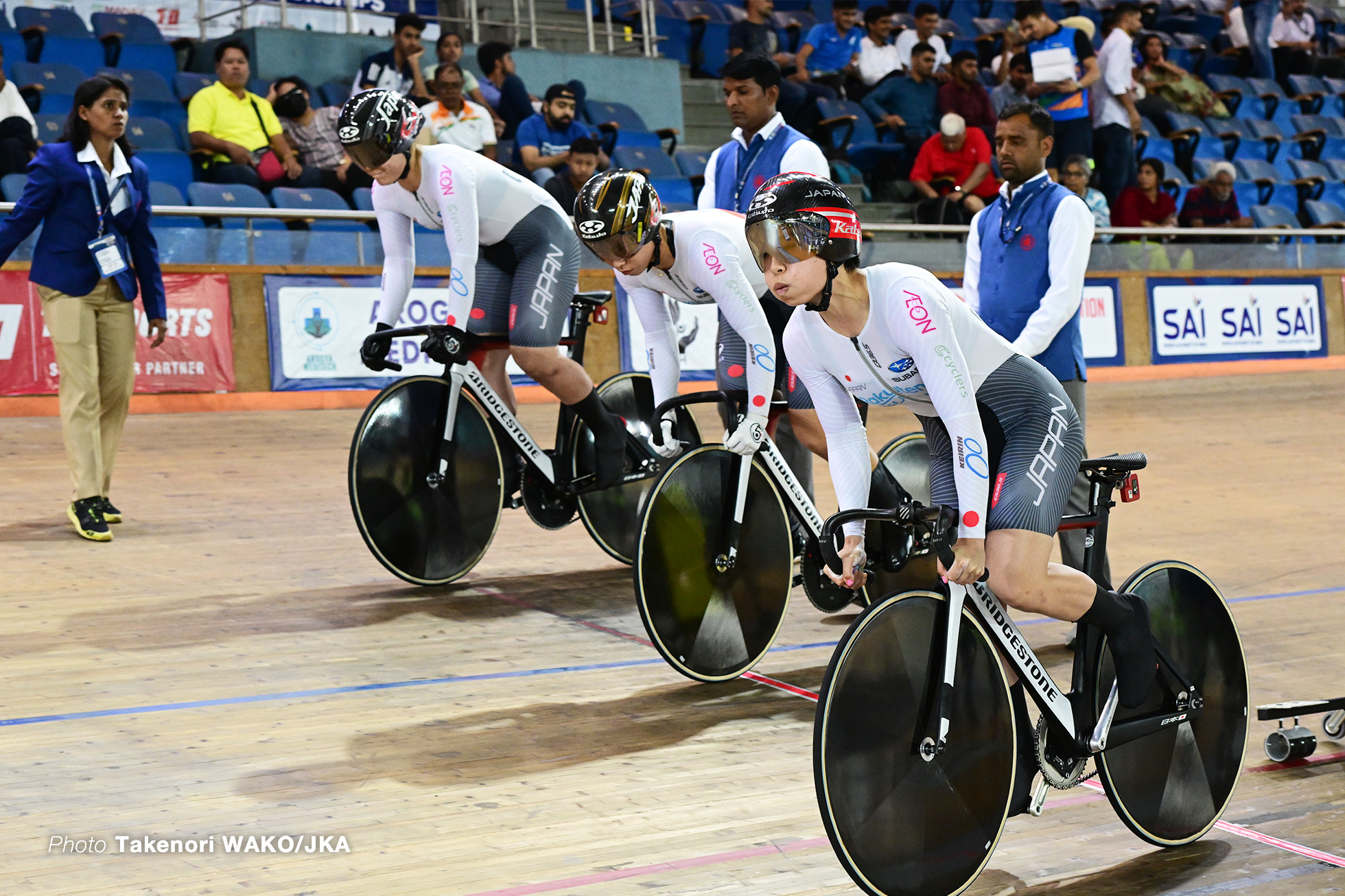 アジア選手権トラック2022, 女子チームスプリント