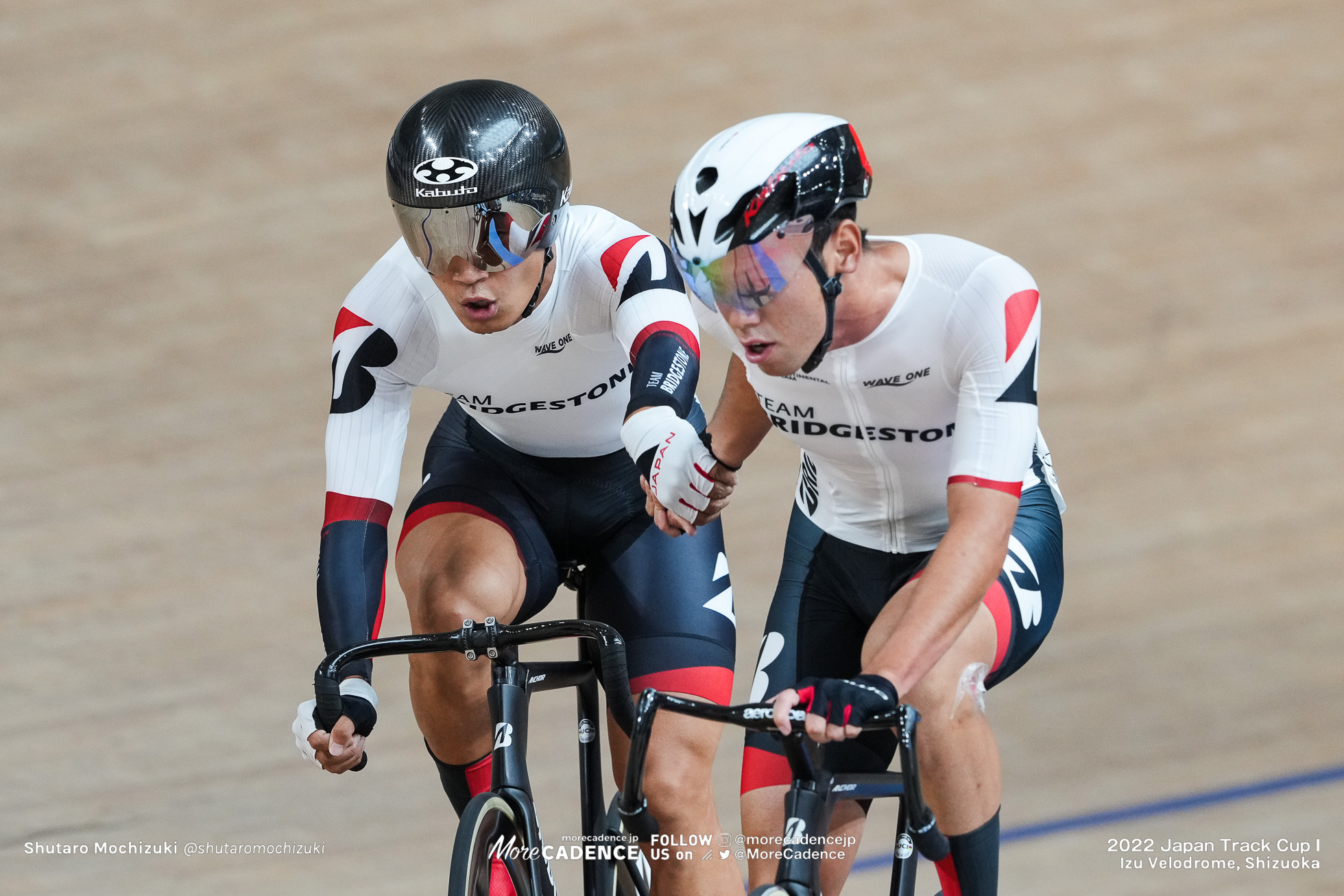 山本哲央, YAMAMOTO Testuo, 河野翔輝, KAWANO Shoki, Team Bridgestone Cycling, 男子マディソン, ジャパントラックカップⅠ, 伊豆ベロドローム