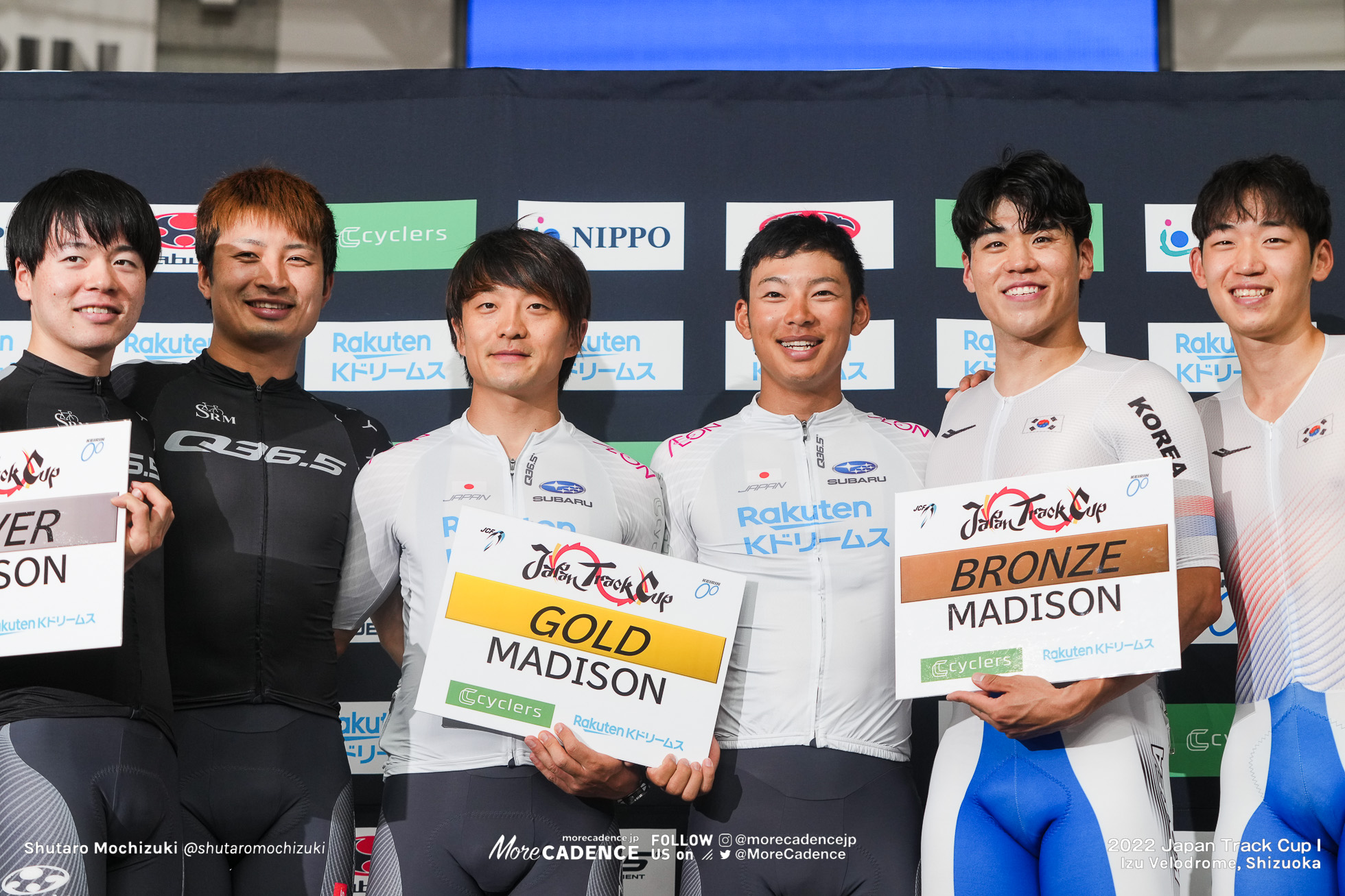 窪木一茂, KUBOKI Kazushige, 今村駿介, IMAMURA Shunsuke, Japan National Team, 橋本英也, HASHIMOTO Eiya, 兒島直樹, KOJIMA Naoki, Japan Cycling Federation, ミン・キョンホ, MIN Kyeongho, パク・セングン, PARK Sanghoon, Korea National Cycling Team, 男子マディソン, ジャパントラックカップⅠ, 伊豆ベロドローム