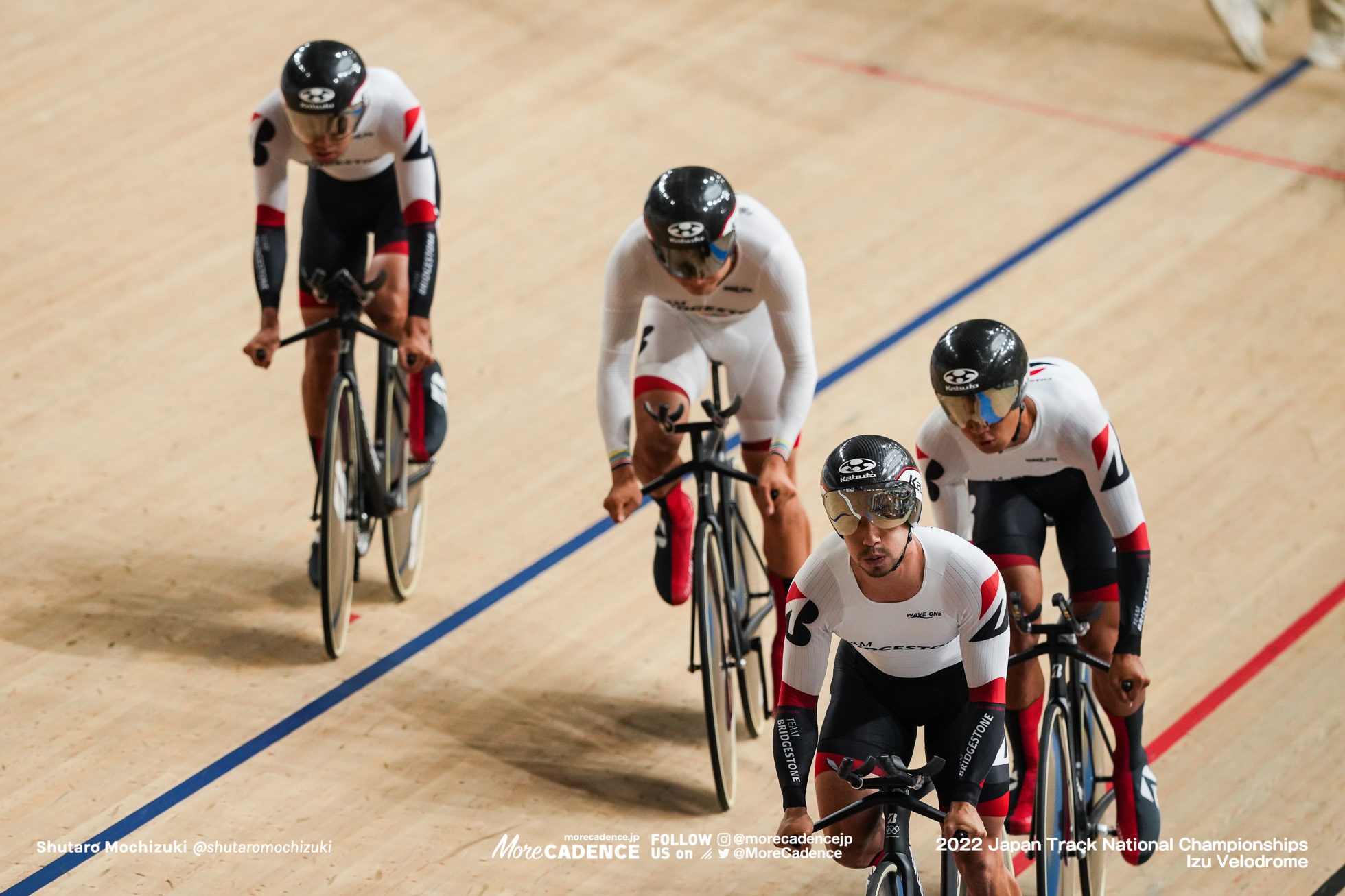 新山響平, 河野翔輝, 橋本英也, 山本哲央, 男子チームパシュート, 予選, 2022全日本選手権トラック