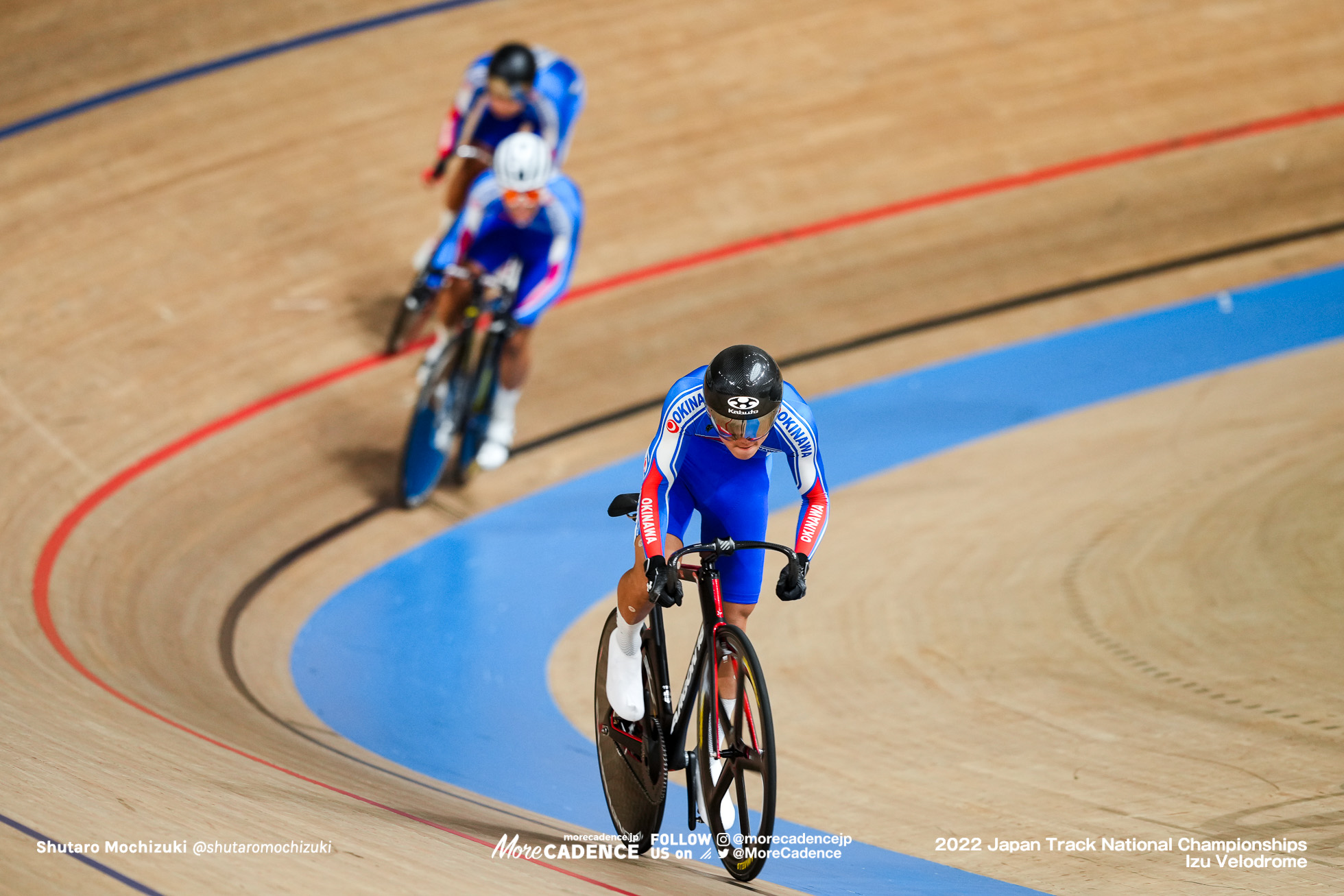 渋谷一斗, 新垣快琉, 仲原颯志, 男子チームスプリント, 予選, 2022全日本選手権トラック