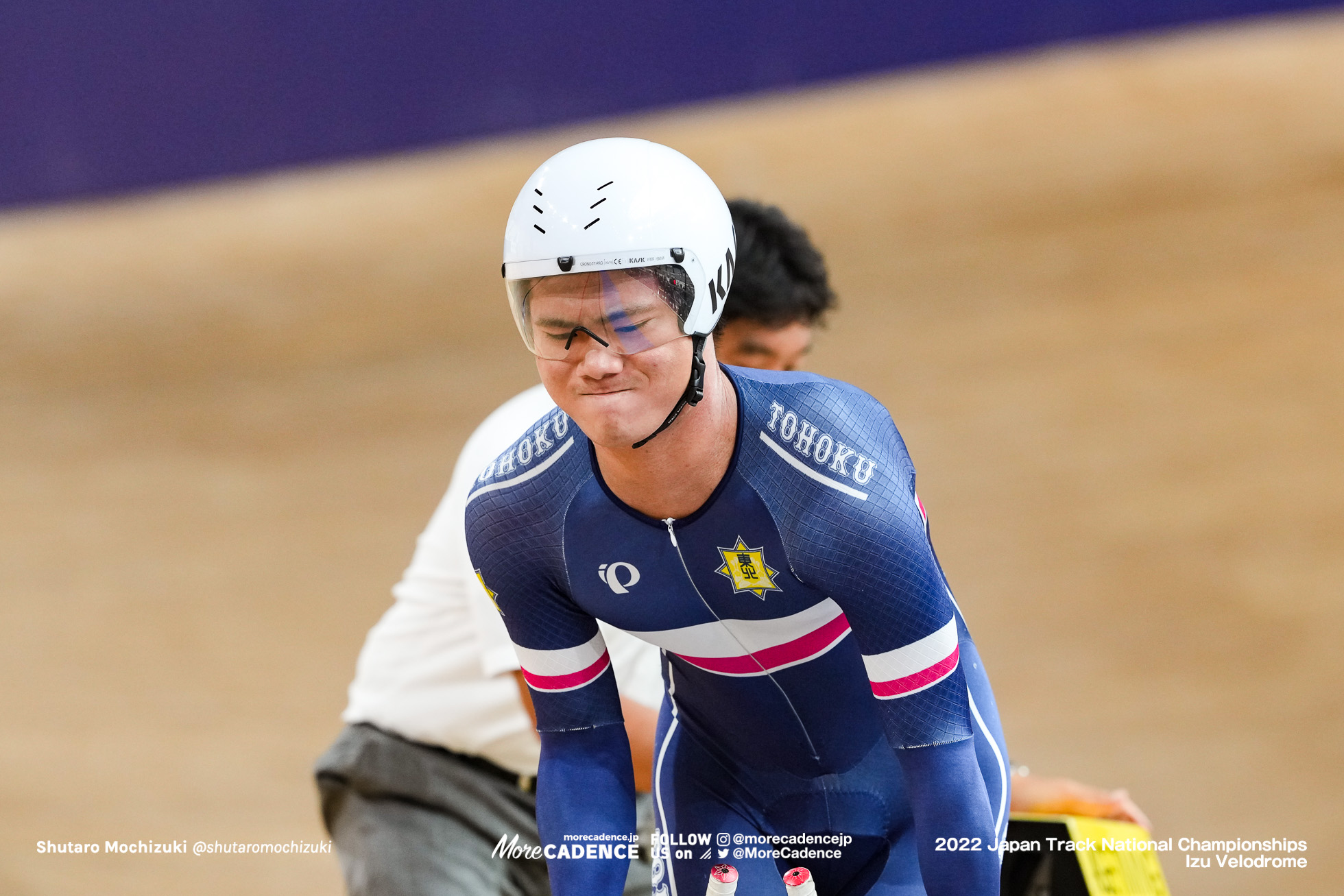 金子颯（東北）, 男子ジュニア 1kmTT, 2022全日本選手権トラック