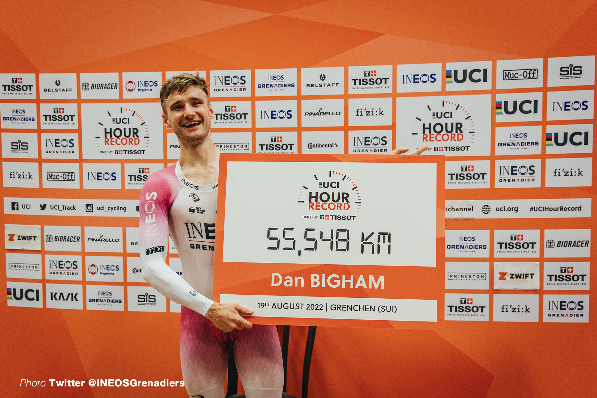 Dan Bigham ダニエル・ビッガム（GBR） INEOS Grenadiers Hour Record