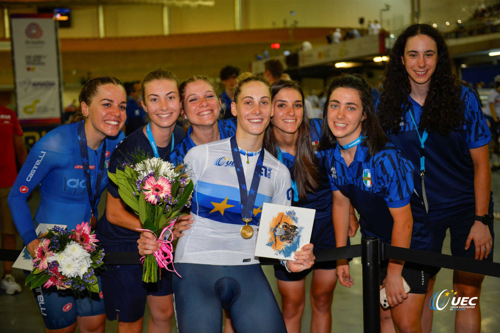 2022 UEC U23 European Track Championships Vittoria Guazzini（ITA）, Silvia Zanardi（ITA）