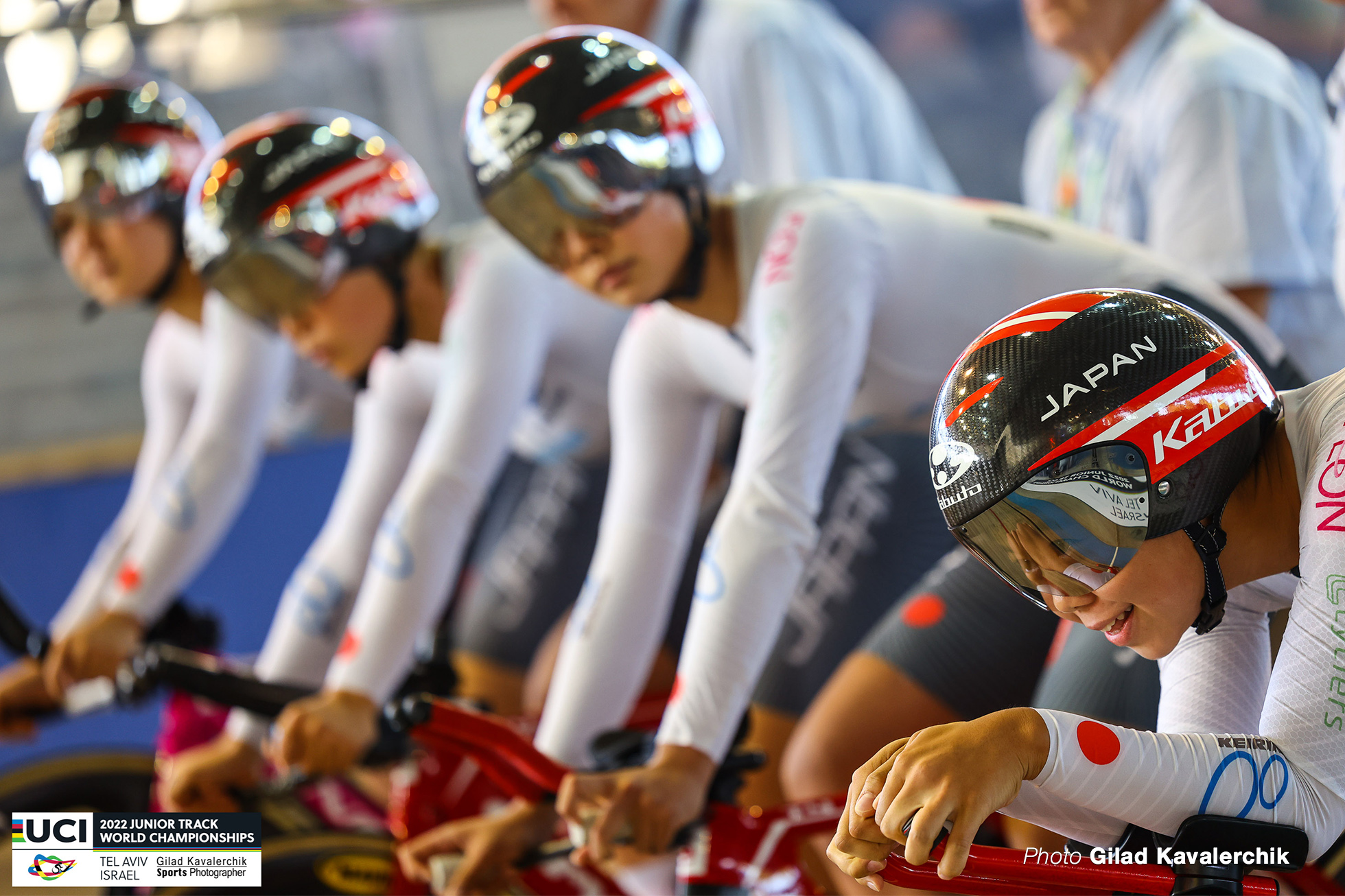 垣田真穂, 水谷彩奈, 池田瑞紀, 岡本美咲, Women's Team Pursuit, 2022 Junior Track World Championships, shot by Gilad Kavalerchik