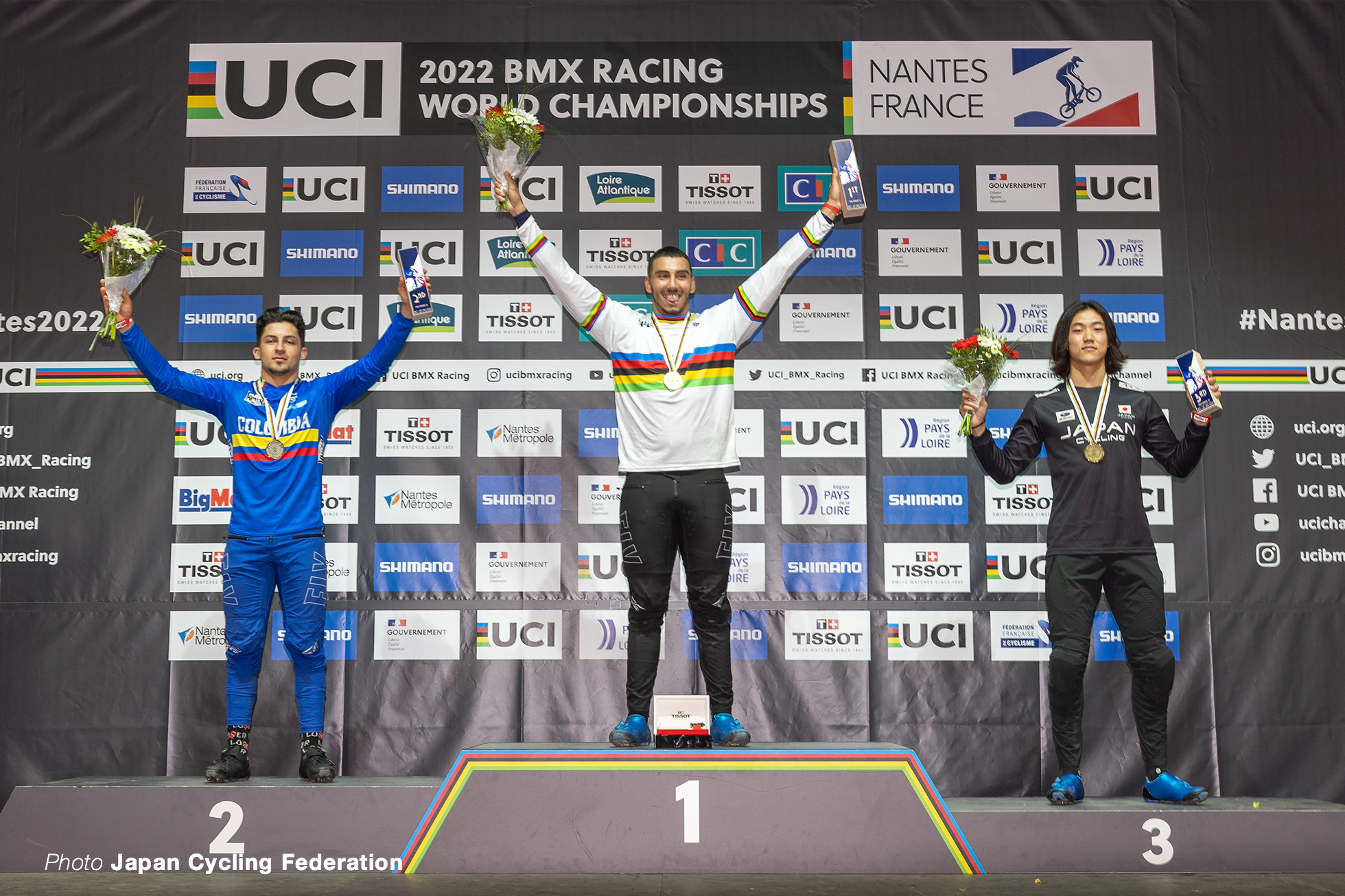 中井飛馬 2022 UCI BMX Racing World Championships U23 Men's BMXレーシング世界選手権