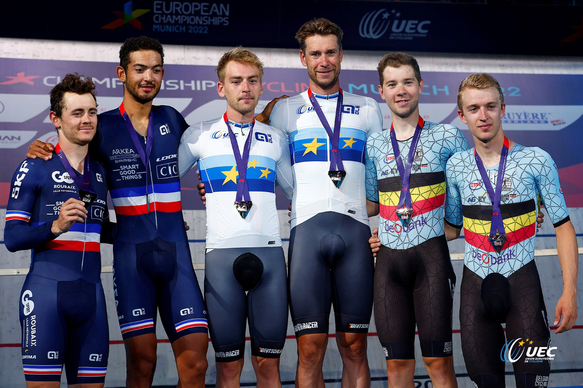 Men's Madison 2022 UEC European Track Championships Munich