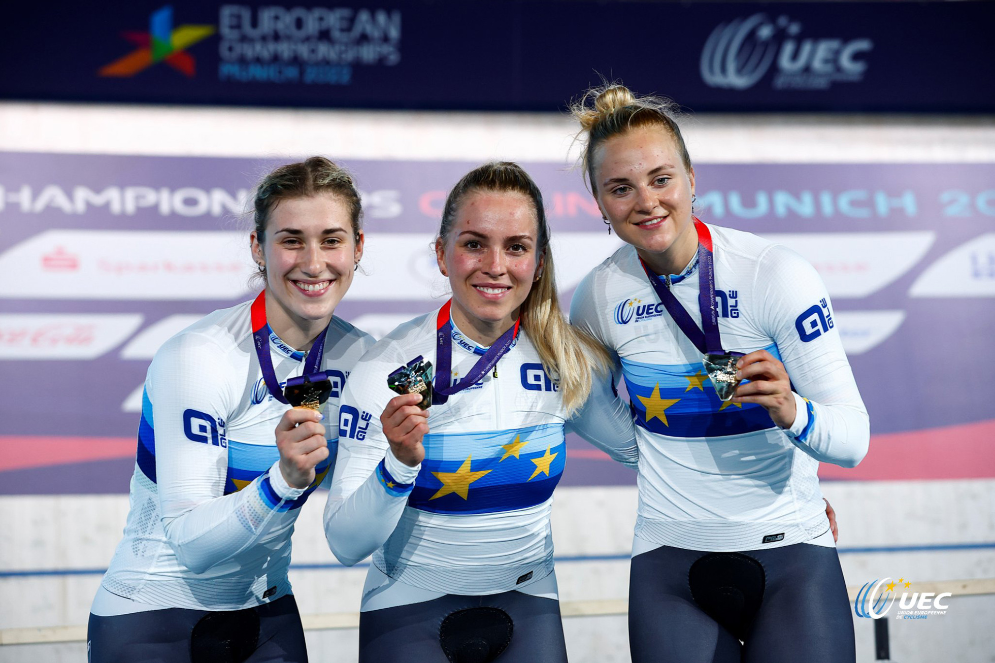 Women's Team Sprint 2022 UEC European Track Championships Munich