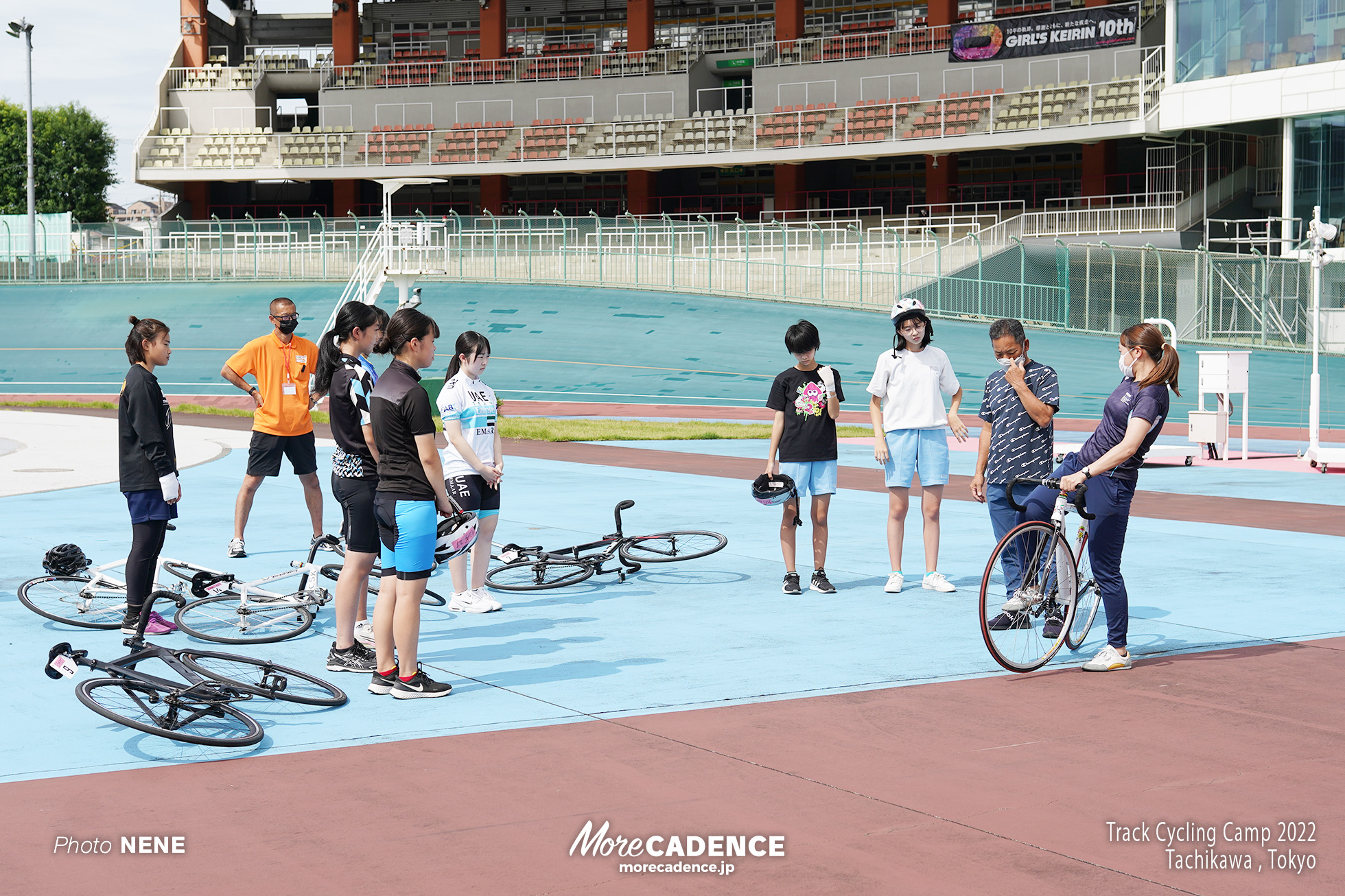 トラックサイクリングキャンプ2022,立川競輪場,沼部早紀子