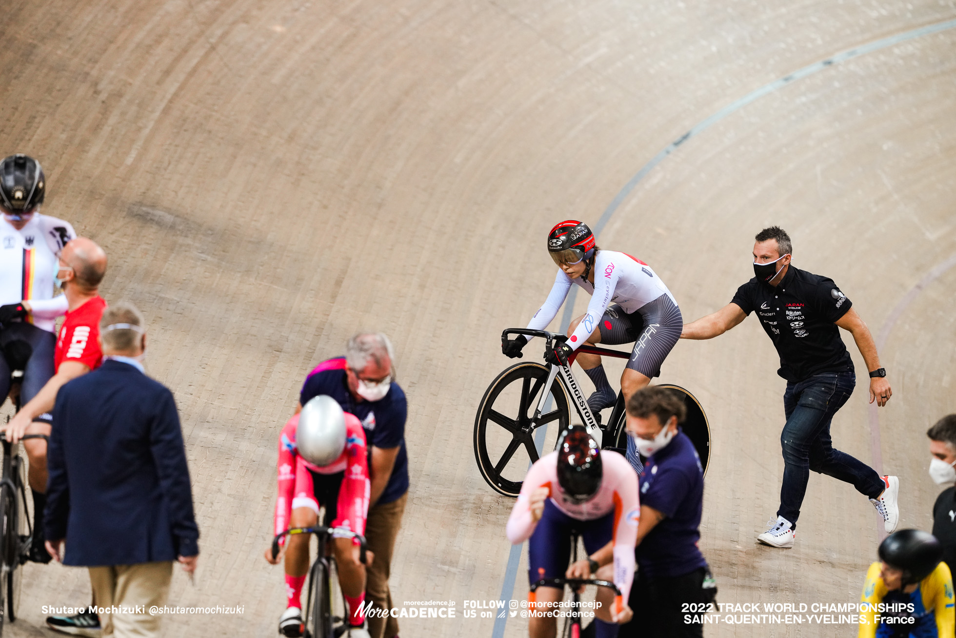 佐藤水菜, SATO Mina, 1st Round, Women's Keirin, 2022 Track World Championships, Saint-Quentin-en-Yvelines, France