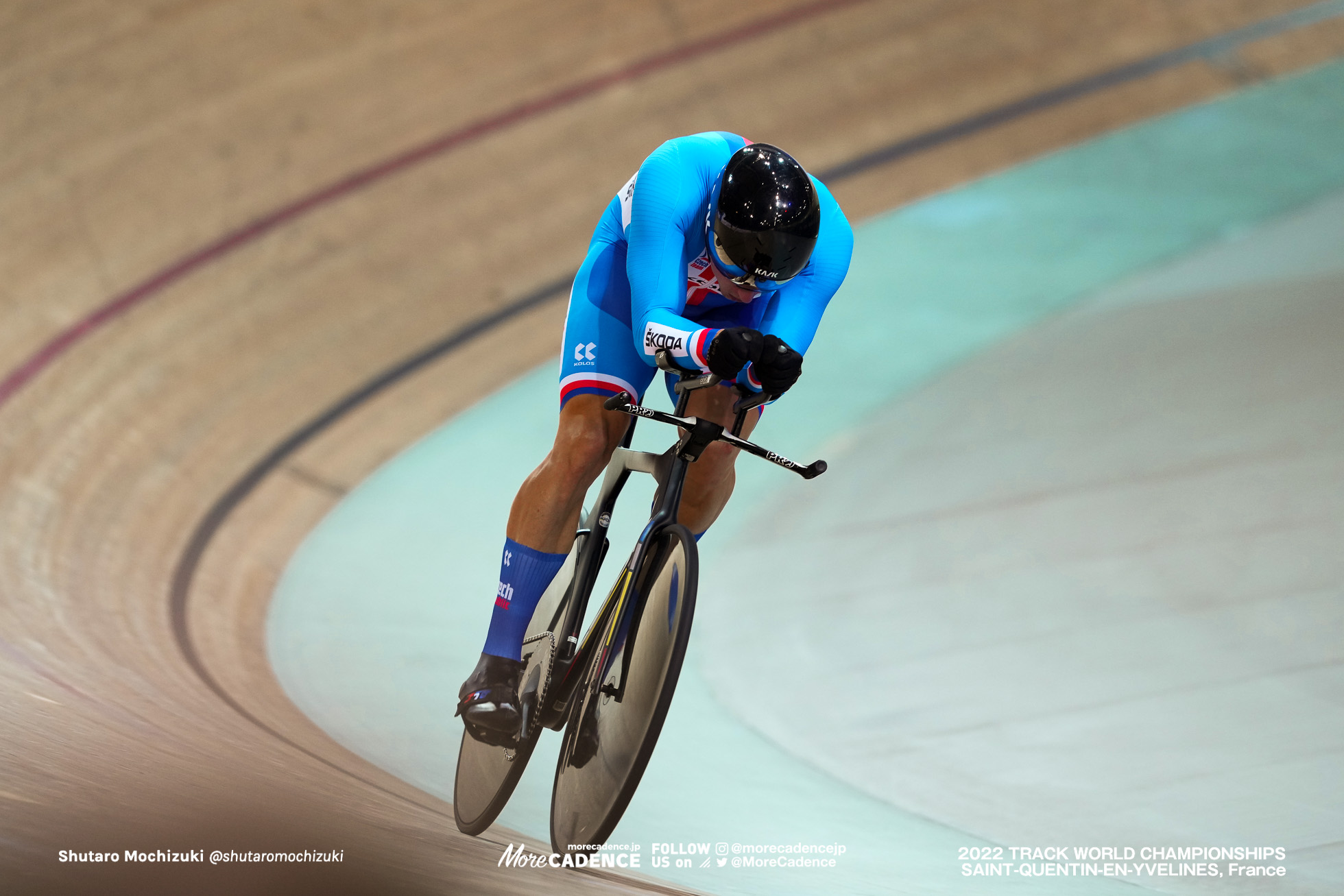 ロビン・ワグナー WAGNER Robin, CZE,Qualifying, Men's 1Km Time Trial, 2022 Track World Championships, Saint-Quentin-en-Yvelines, France