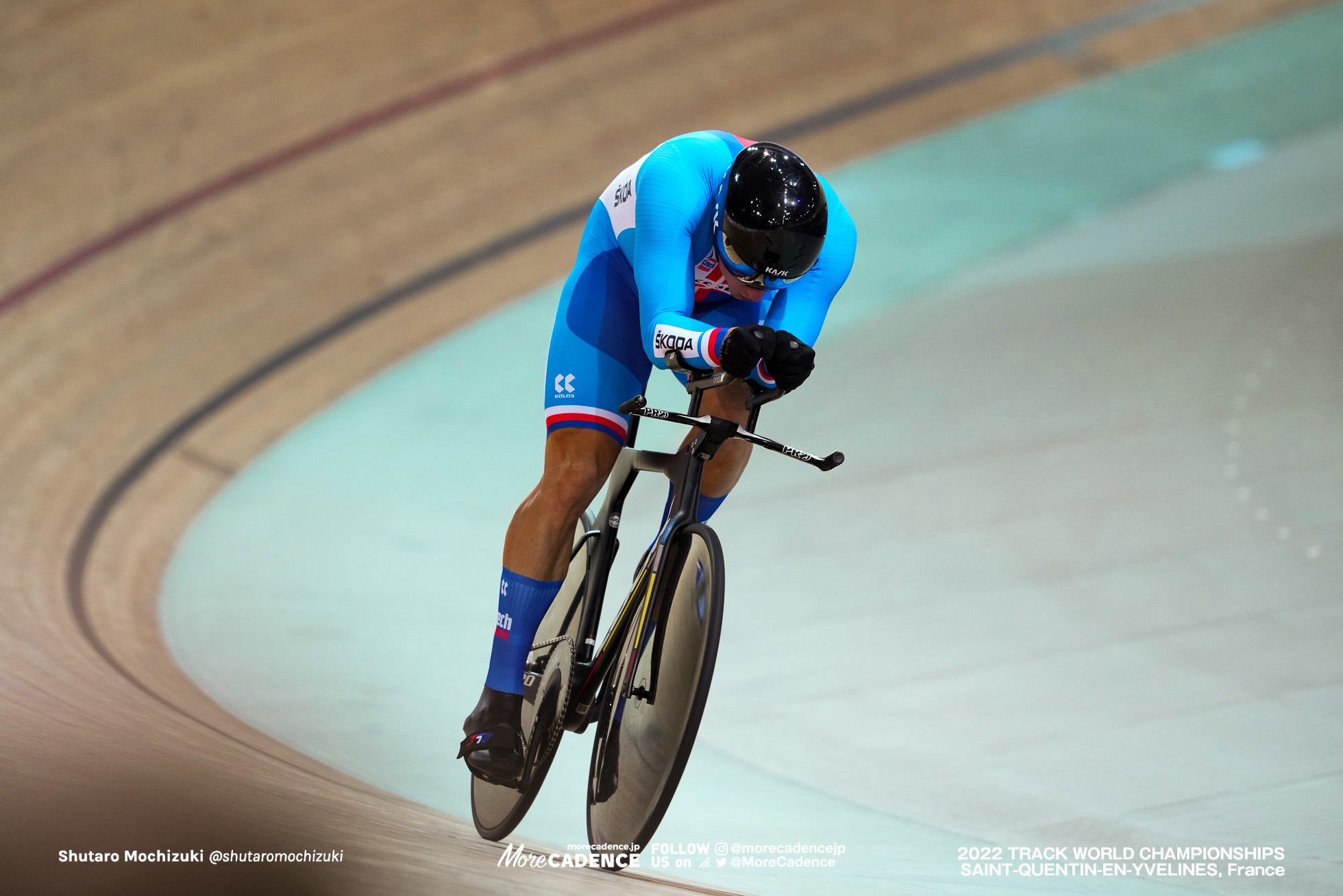 ロビン・ワグナー WAGNER Robin, CZE,Qualifying, Men's 1Km Time Trial, 2022 Track World Championships, Saint-Quentin-en-Yvelines, France