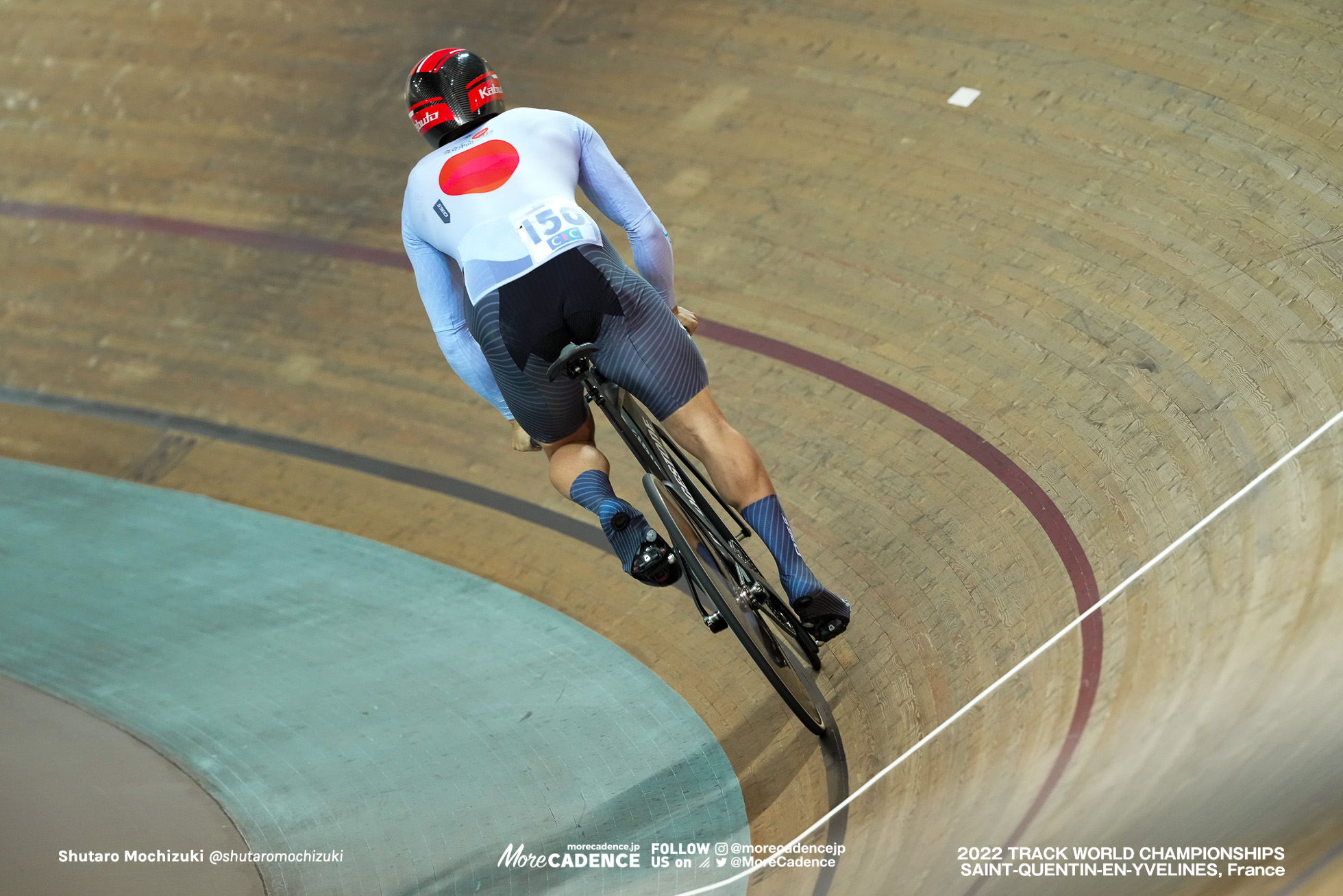 小原佑太, OBARA Yuta, JPN,Qualifying, Men's 1Km Time Trial, 2022 Track World Championships, Saint-Quentin-en-Yvelines, France