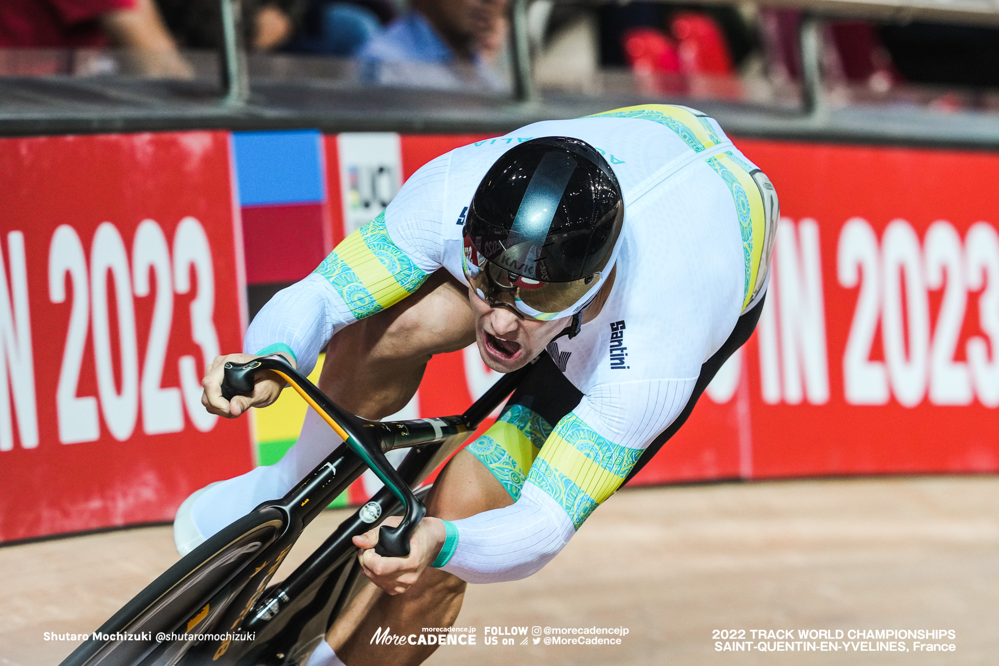 マシュー・グレーツァー, GLAETZER Matthew, AUS, Qualifying, Men's Sprint, 2022 Track World Championships, Saint-Quentin-en-Yvelines, France