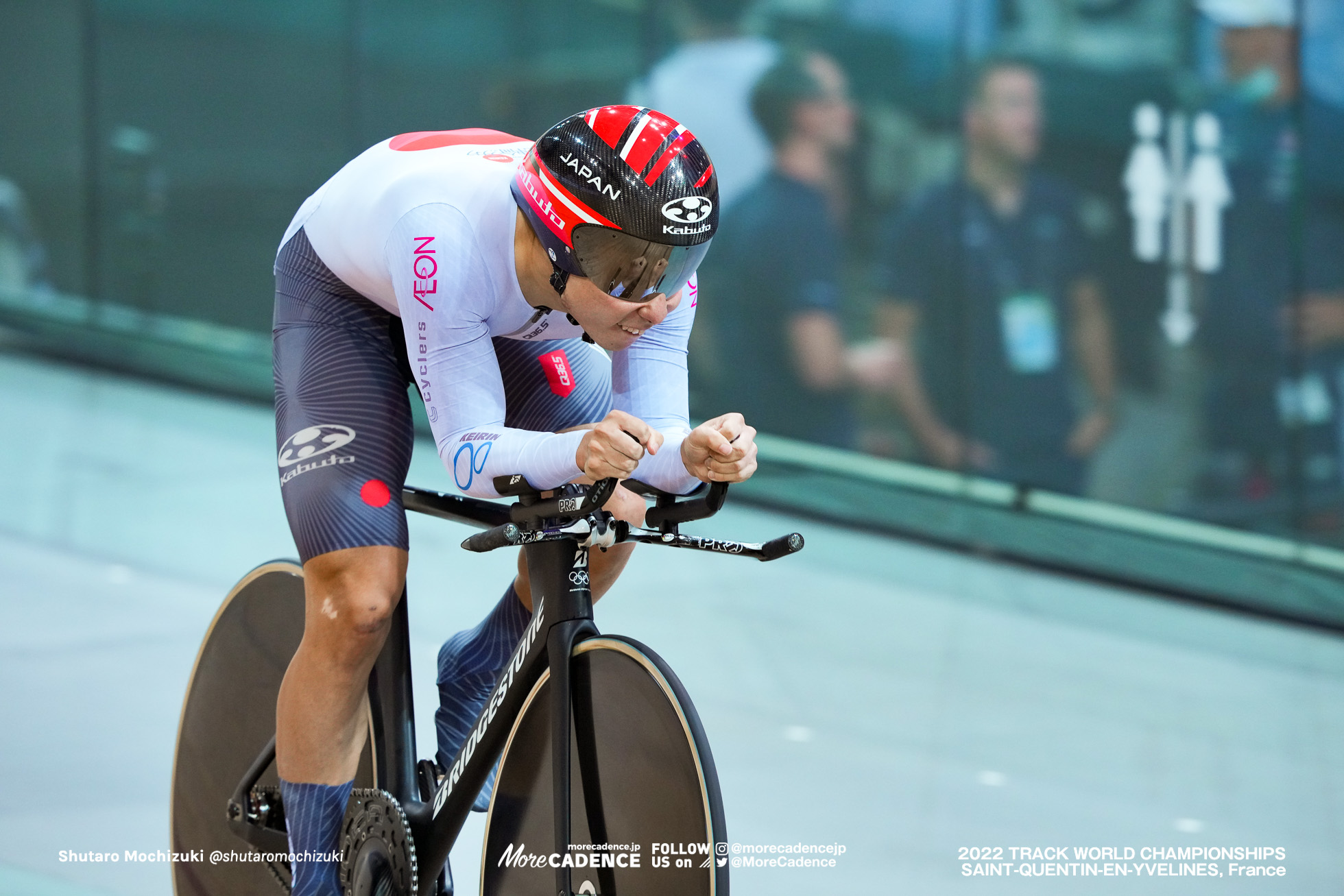 小原佑太, OBARA Yuta, JPN,Qualifying, Men's 1Km Time Trial, 2022 Track World Championships, Saint-Quentin-en-Yvelines, France