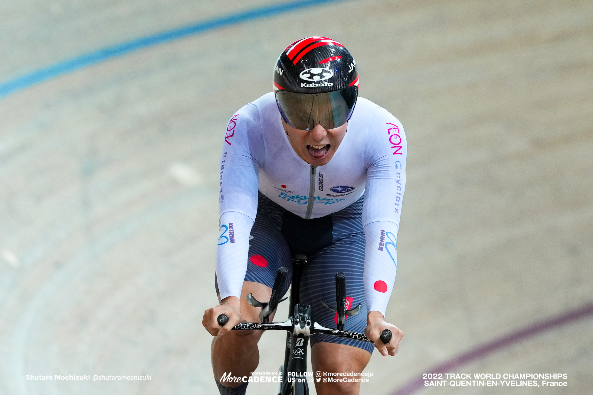 小原佑太, OBARA Yuta, JPN,Qualifying, Men's 1Km Time Trial, 2022 Track World Championships, Saint-Quentin-en-Yvelines, France