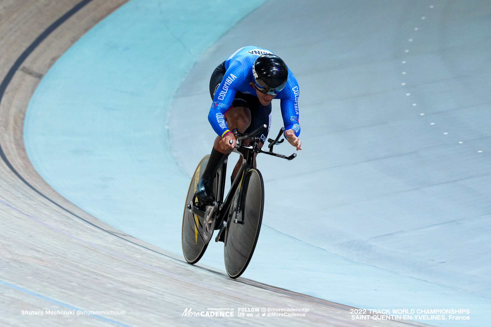 クリスティアン・オルテガ, ORTEGA FONTALVO Cristian David, COL,Qualifying, Men's 1Km Time Trial, 2022 Track World Championships, Saint-Quentin-en-Yvelines, France