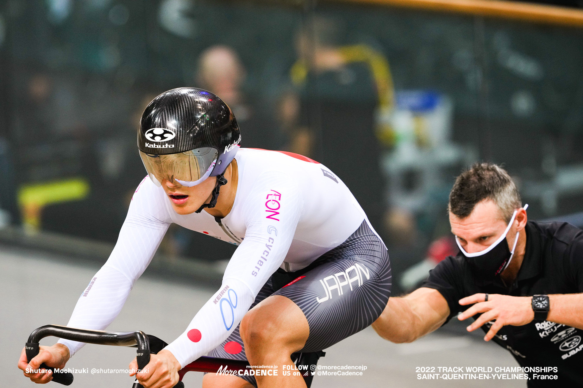 太田海也, OTA Kaiya, ジェイソン・ニブレット, NIBLETT JasonJPN, 1/16 Finals, Men's Sprint, 2022 Track World Championships, Saint-Quentin-en-Yvelines, France