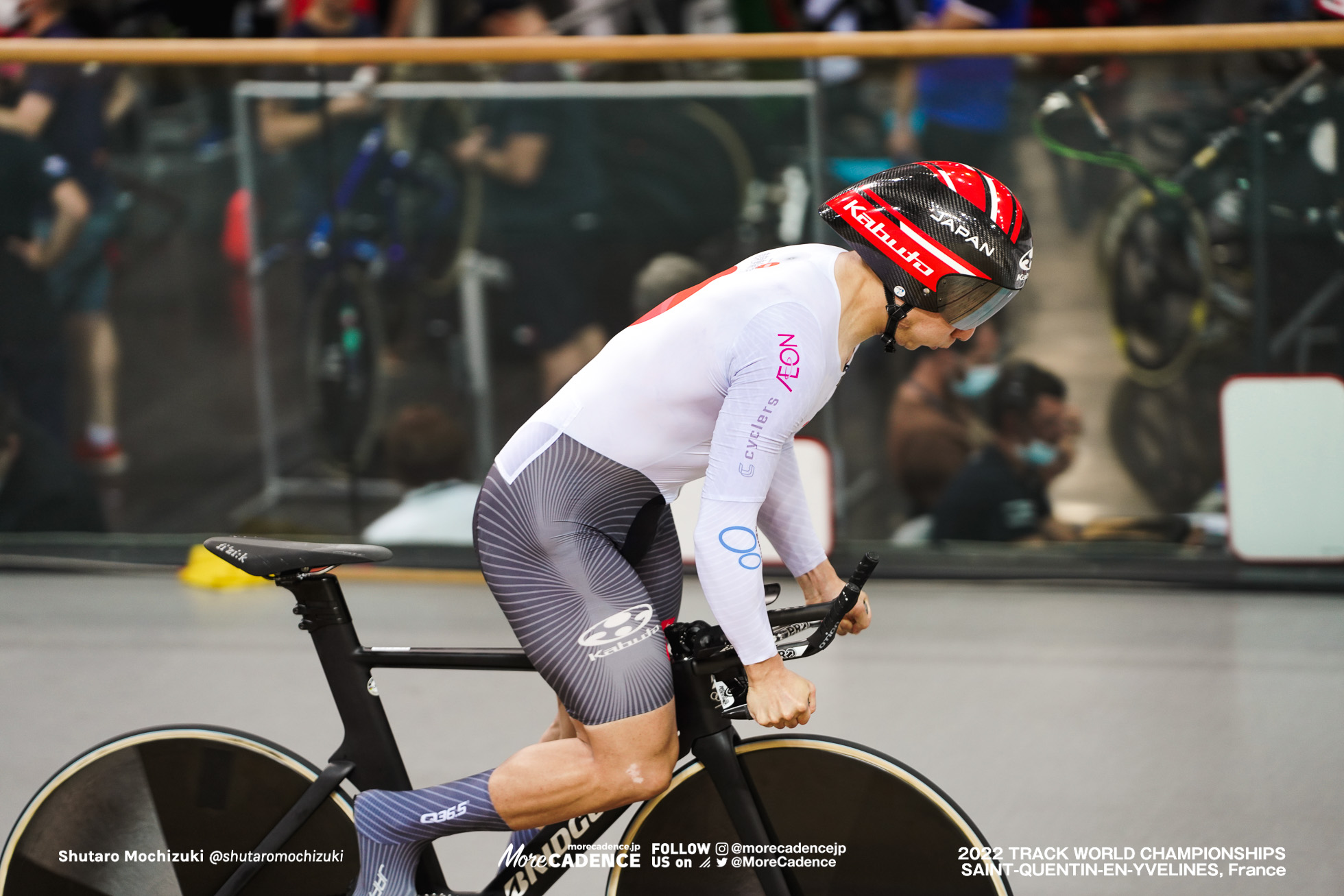 小原佑太, OBARA Yuta, JPN,Final, Men's 1Km Time Trial, 2022 Track World Championships, Saint-Quentin-en-Yvelines, France