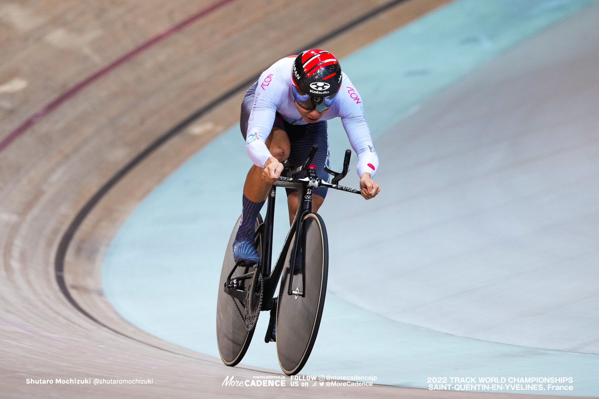 小原佑太, OBARA Yuta, JPN,Final, Men's 1Km Time Trial, 2022 Track World Championships, Saint-Quentin-en-Yvelines, France