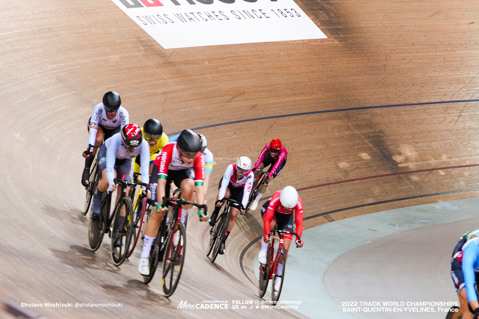 ジュリー・レス, LETH Julie, DEN, 内野艶和, UCHINO Tsuyaka, JPN, Women's Point Race, 2022 Track World Championships, Saint-Quentin-en-Yvelines, France