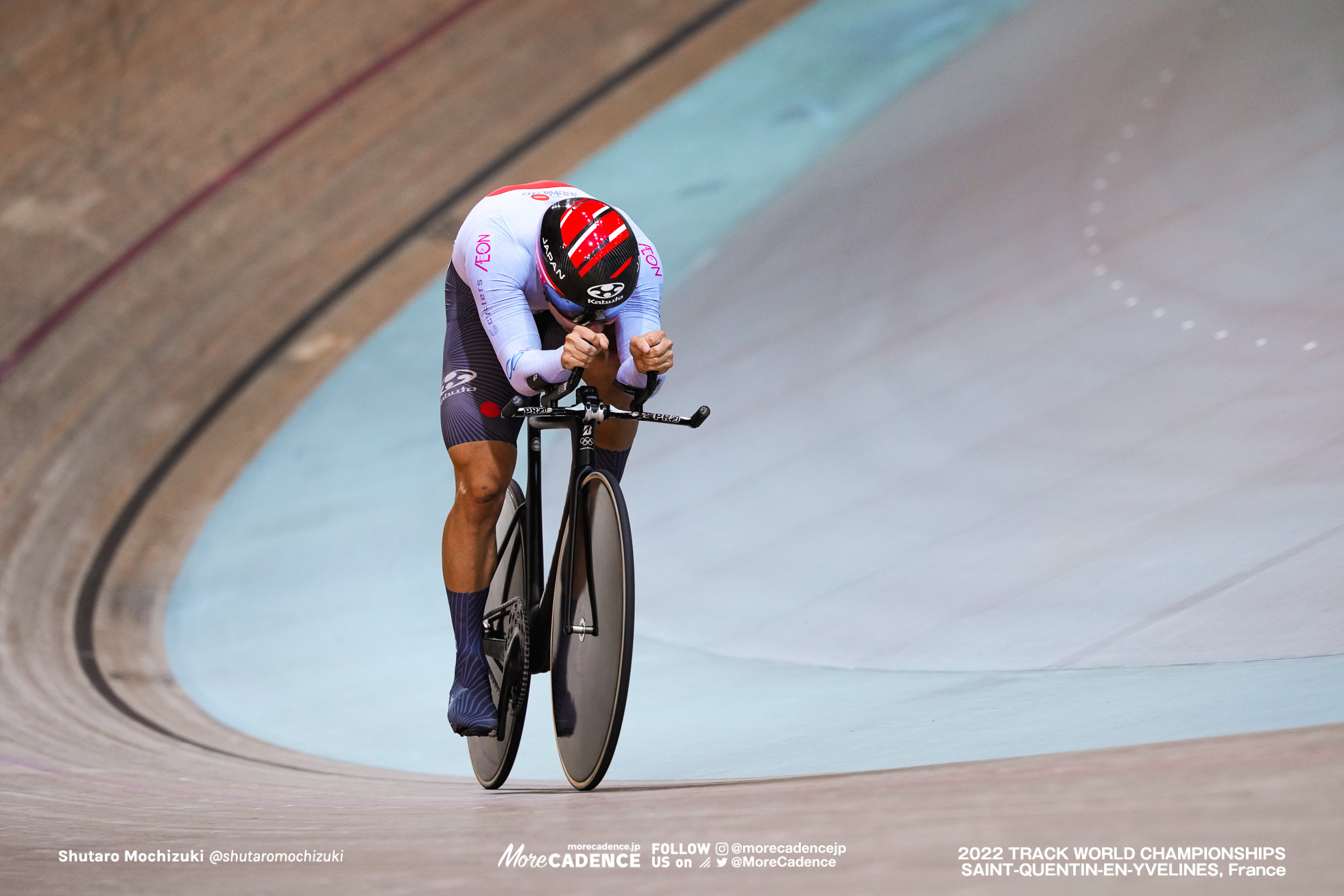 小原佑太, OBARA Yuta, JPN,Final, Men's 1Km Time Trial, 2022 Track World Championships, Saint-Quentin-en-Yvelines, France