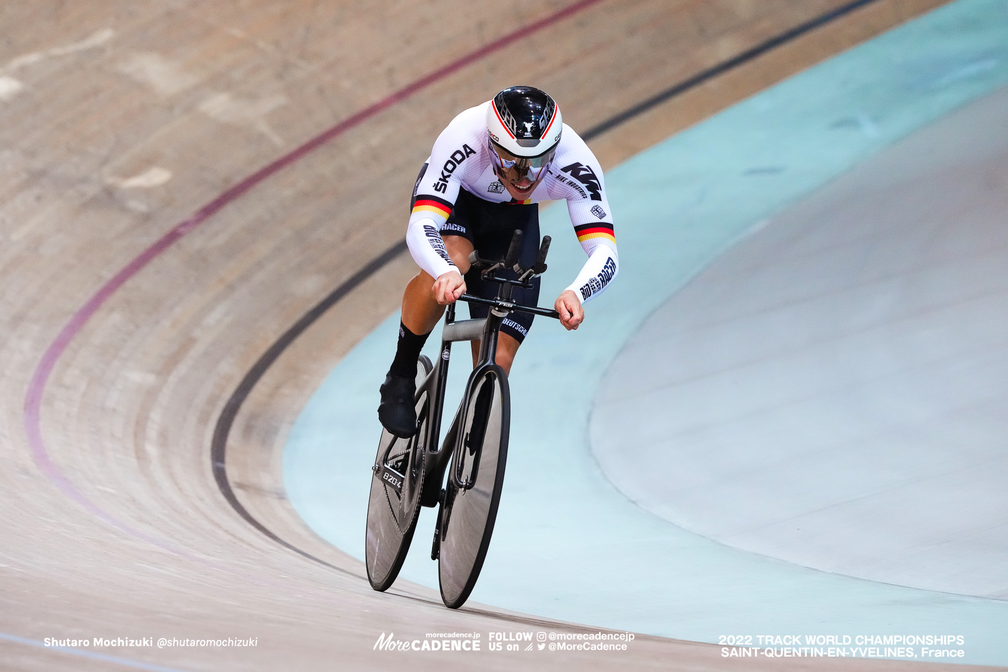 マキシミリアン・ドルンバッハ, DORNBACH Maximilian, GER,Final, Men's 1Km Time Trial, 2022 Track World Championships, Saint-Quentin-en-Yvelines, France