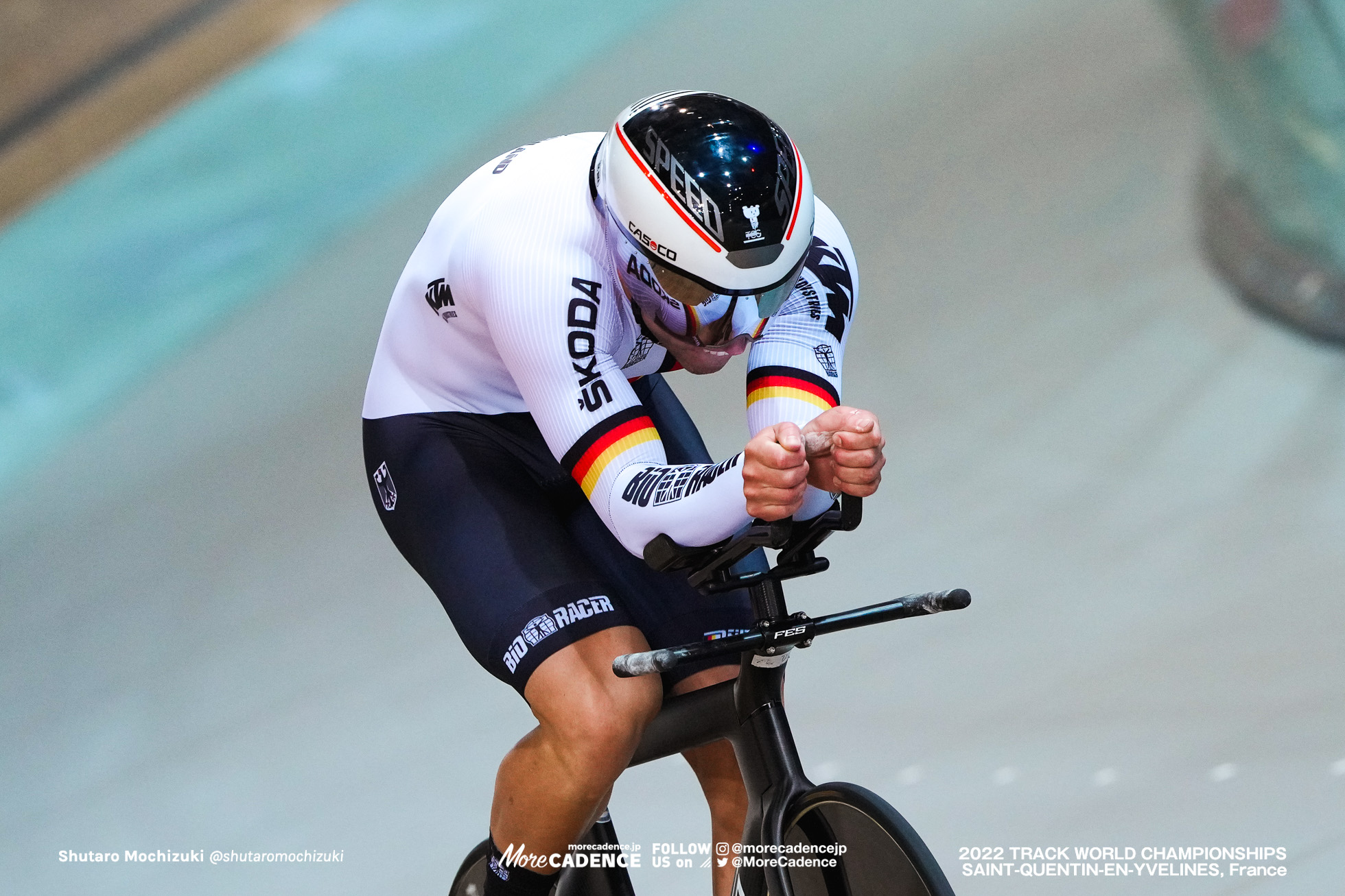 マキシミリアン・ドルンバッハ, DORNBACH Maximilian, GER,Final, Men's 1Km Time Trial, 2022 Track World Championships, Saint-Quentin-en-Yvelines, France