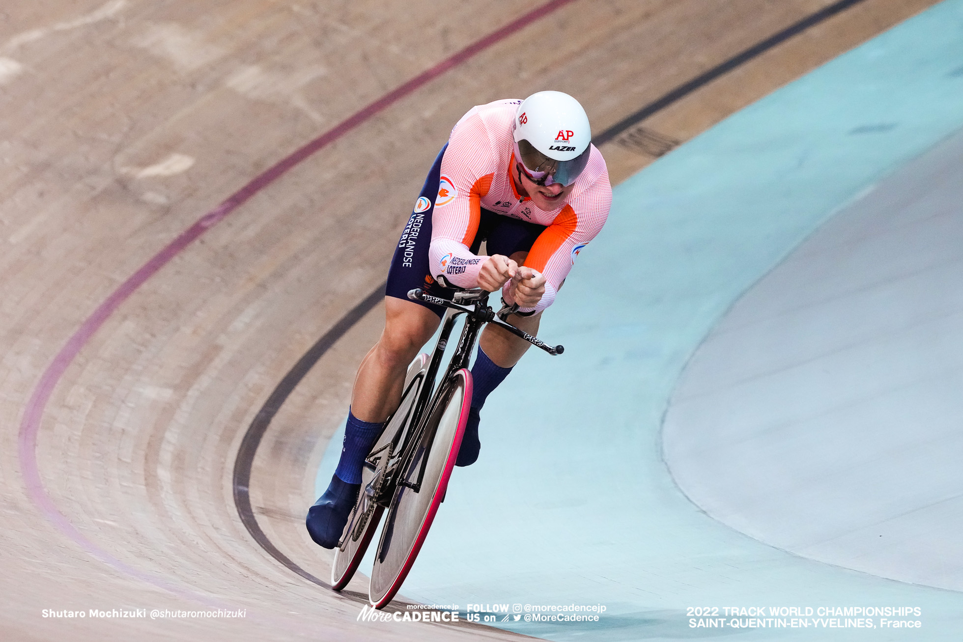 ジェフリー・ホーフラント, HOOGLAND Jeffrey, NED,Final, Men's 1Km Time Trial, 2022 Track World Championships, Saint-Quentin-en-Yvelines, France