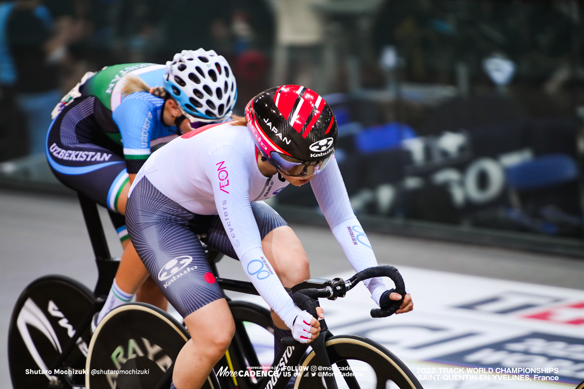 内野艶和, UCHINO Tsuyaka, JPN, Women's Point Race, 2022 Track World Championships, Saint-Quentin-en-Yvelines, France