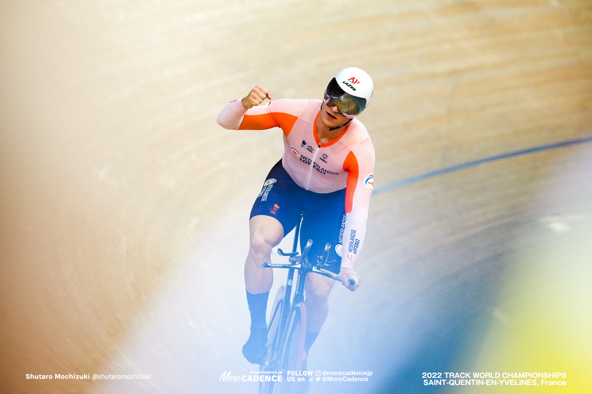 ジェフリー・ホーフラント, HOOGLAND Jeffrey, NED,Final, Men's 1Km Time Trial, 2022 Track World Championships, Saint-Quentin-en-Yvelines, France