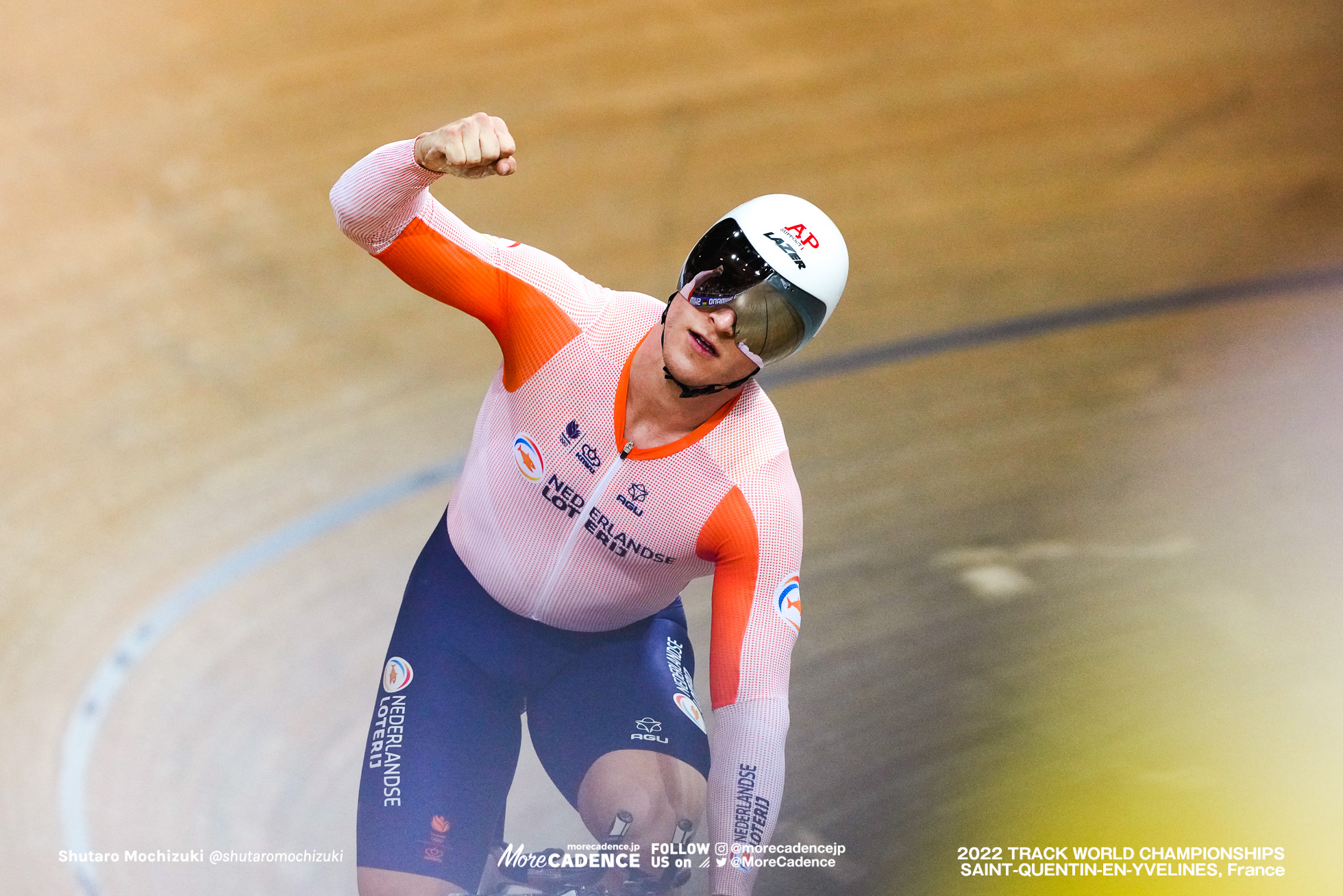 ジェフリー・ホーフラント, HOOGLAND Jeffrey, NED,Final, Men's 1Km Time Trial, 2022 Track World Championships, Saint-Quentin-en-Yvelines, France