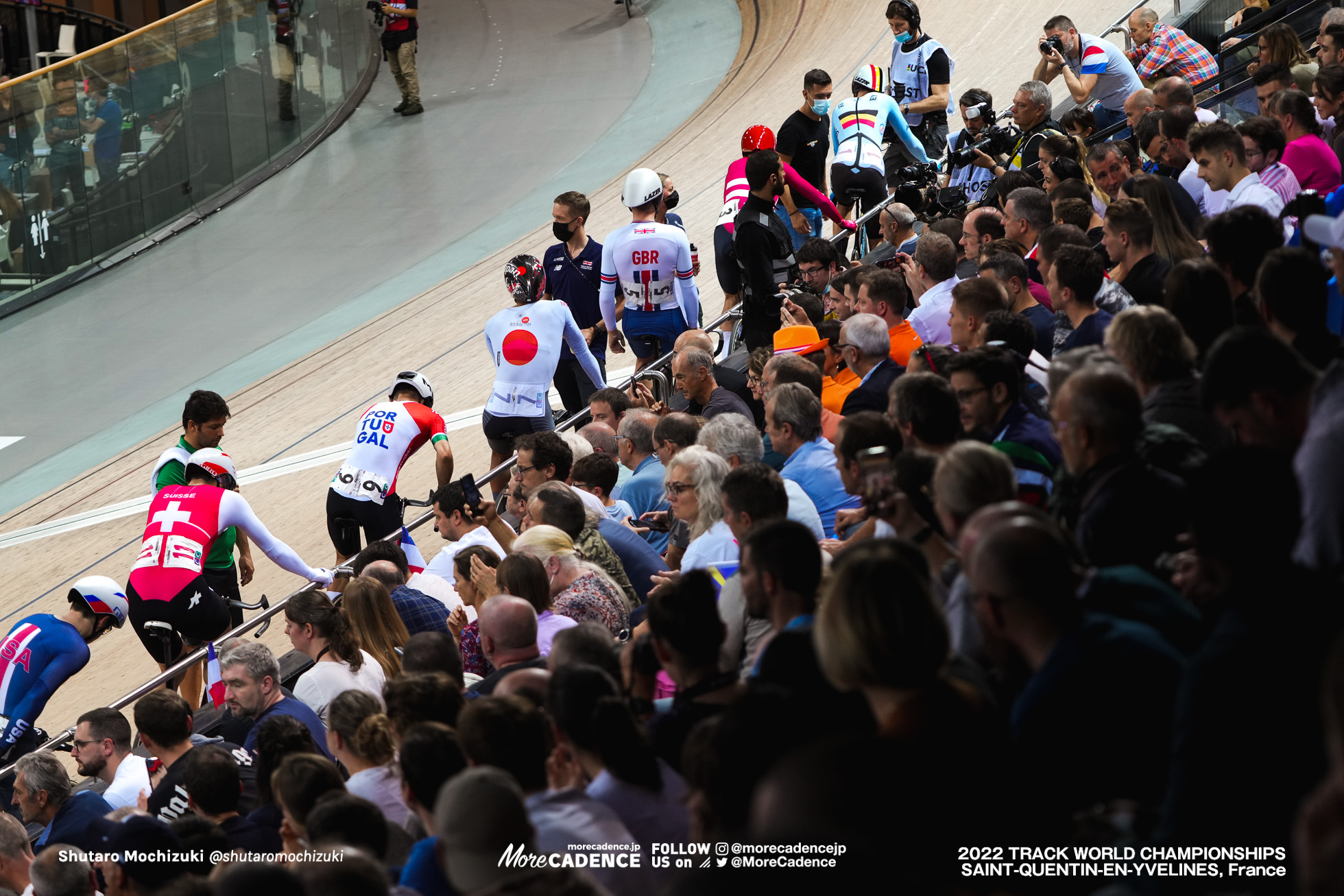 今村駿介, IMAMURA Shunsuke, JPN, Men's Madison, 2022 Track World Championships, Saint-Quentin-en-Yvelines, France