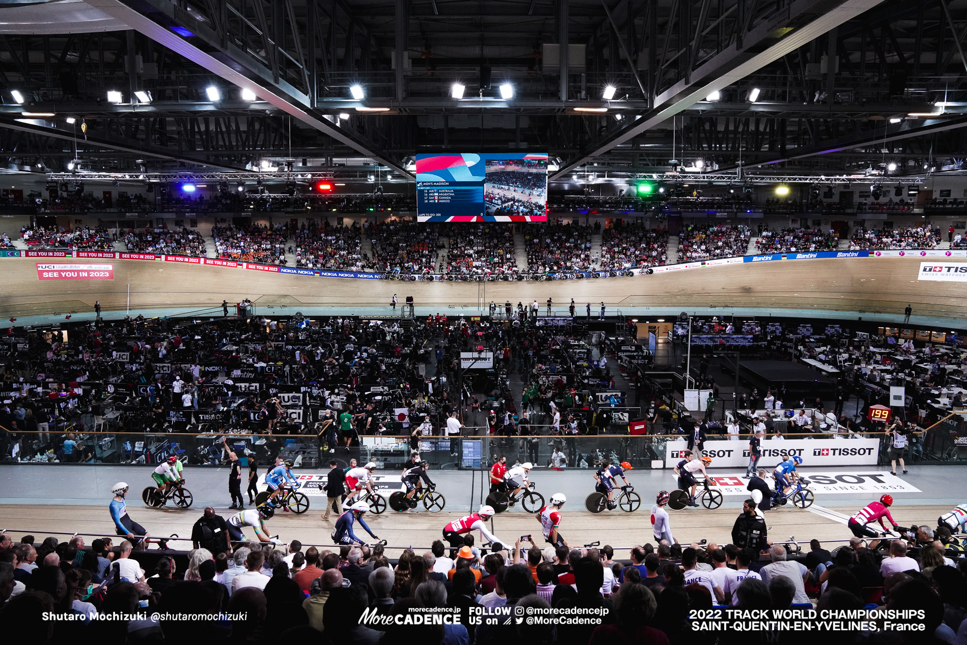 Men's Madison, 2022 Track World Championships, Saint-Quentin-en-Yvelines, France