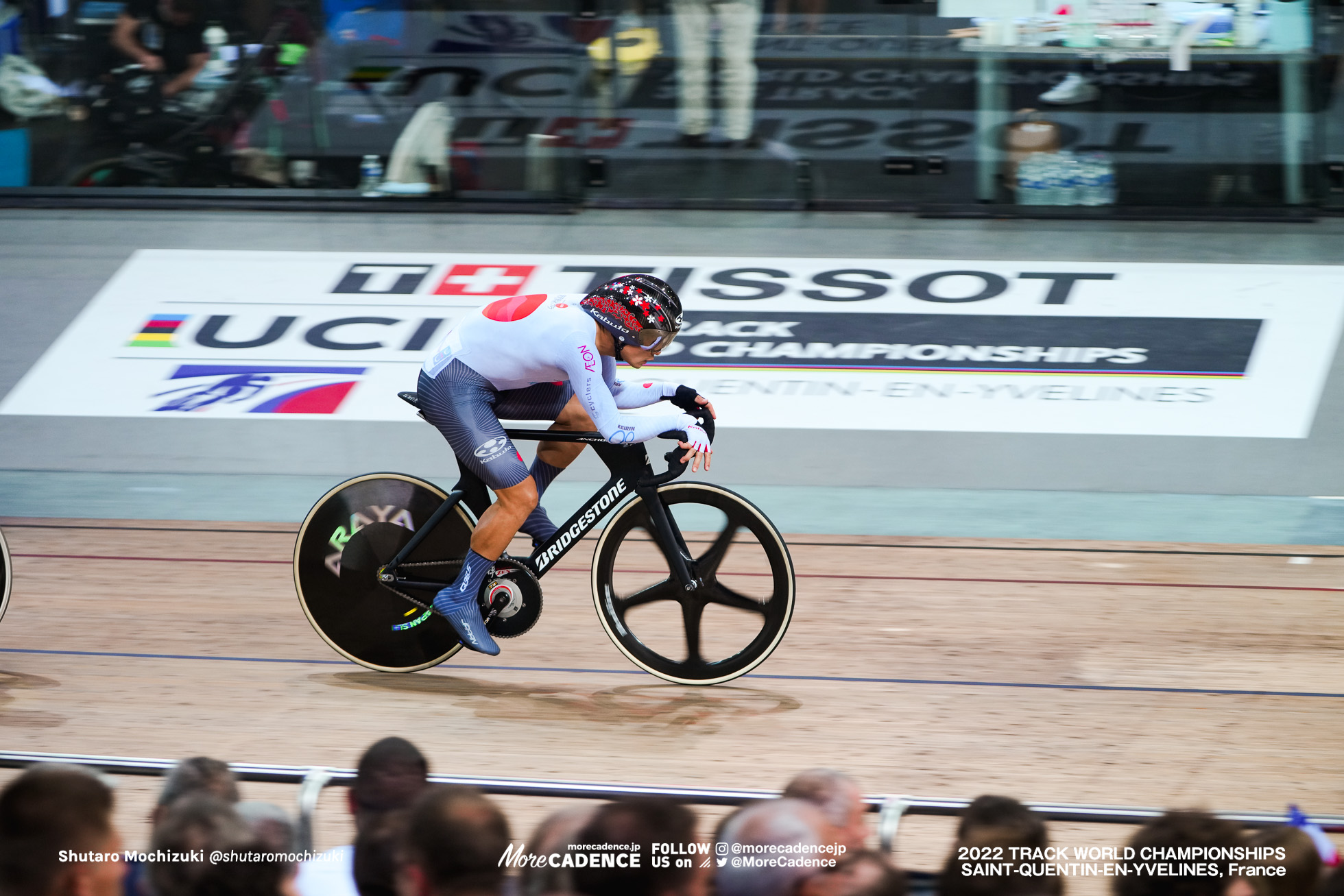 窪木一茂, KUBOKI Kazushige, JPN, Men's Madison, 2022 Track World Championships, Saint-Quentin-en-Yvelines, France