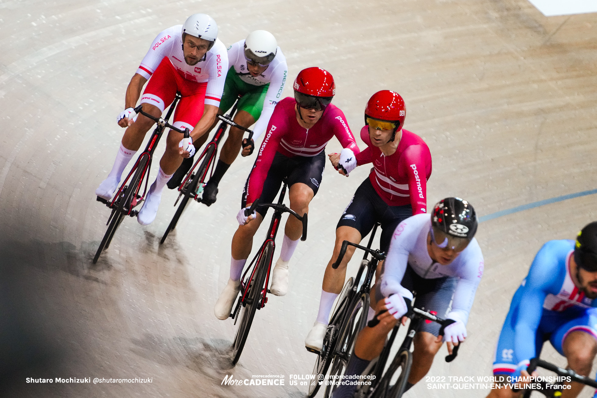 ミカエル・モルコフ, MORKOV Michael, ニクラス・ラースン, LARSEN Niklas, DEN, Men's Madison, 2022 Track World Championships, Saint-Quentin-en-Yvelines, France