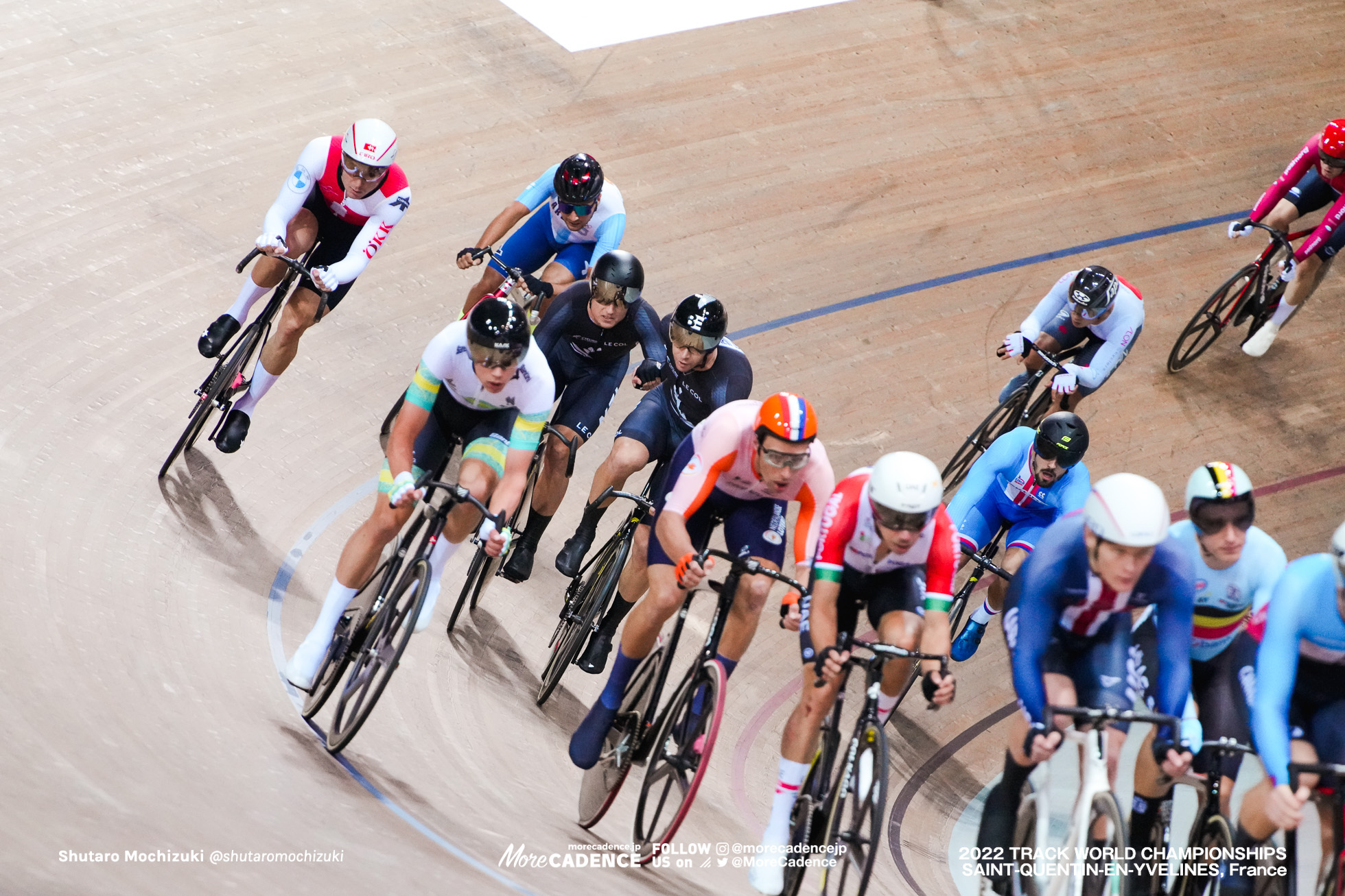 キャンベル・スチュワート, STEWART Campbell, アーロン・ゲイト, GATE Aaron, NZL, Men's Madison, 2022 Track World Championships, Saint-Quentin-en-Yvelines, France