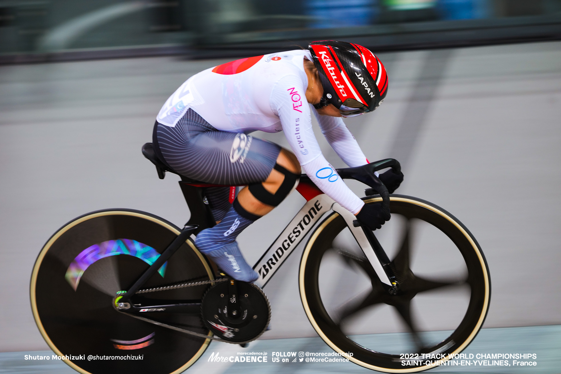 梶原悠未 KAJIHARA Yumi, JPN,Points race, Women's Omnium, 2022 Track World Championships, Saint-Quentin-en-Yvelines, France