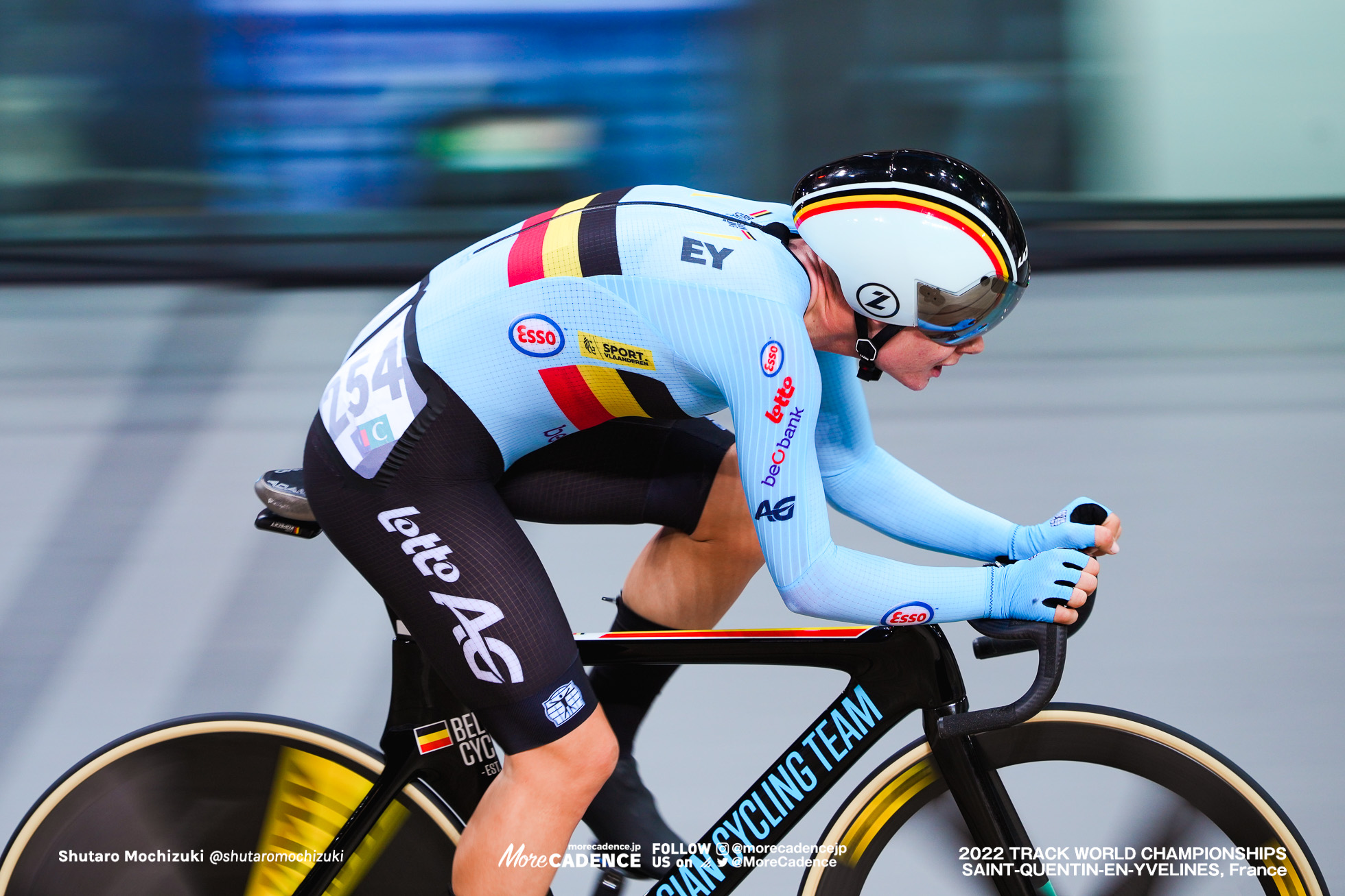 ロッテ・コペツキー, KOPECKY Lotte, BEL,Points race, Women's Omnium, 2022 Track World Championships, Saint-Quentin-en-Yvelines, France