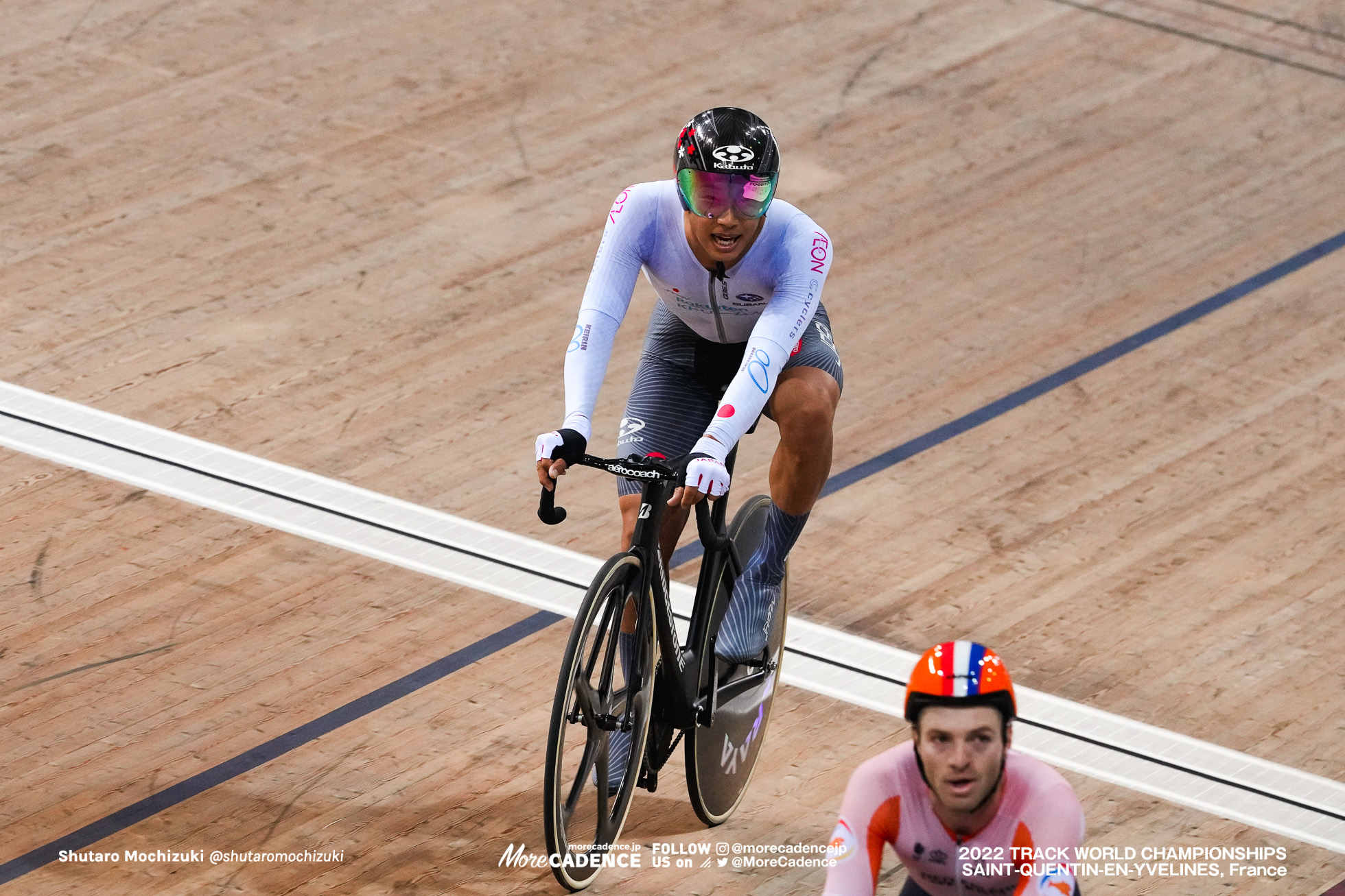 今村駿介, IMAMURA Shunsuke, JPN, Men's Madison, 2022 Track World Championships, Saint-Quentin-en-Yvelines, France