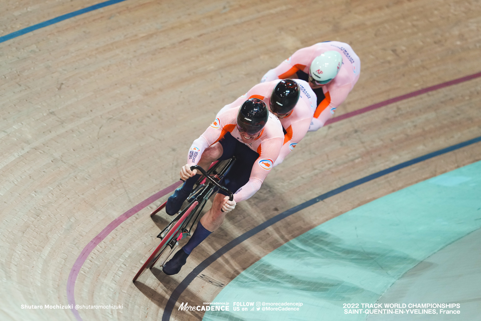 ロイ・バンデンバーグ, van den BERG Roy, ハリー・ラブレイセン, LAVREYSEN Harrie, ジェフリー・ホーフラント, HOOGLAND Jeffrey, NED, Final for Gold, Men's Team Sprint, 2022 Track World Championships, Saint-Quentin-en-Yvelines, France