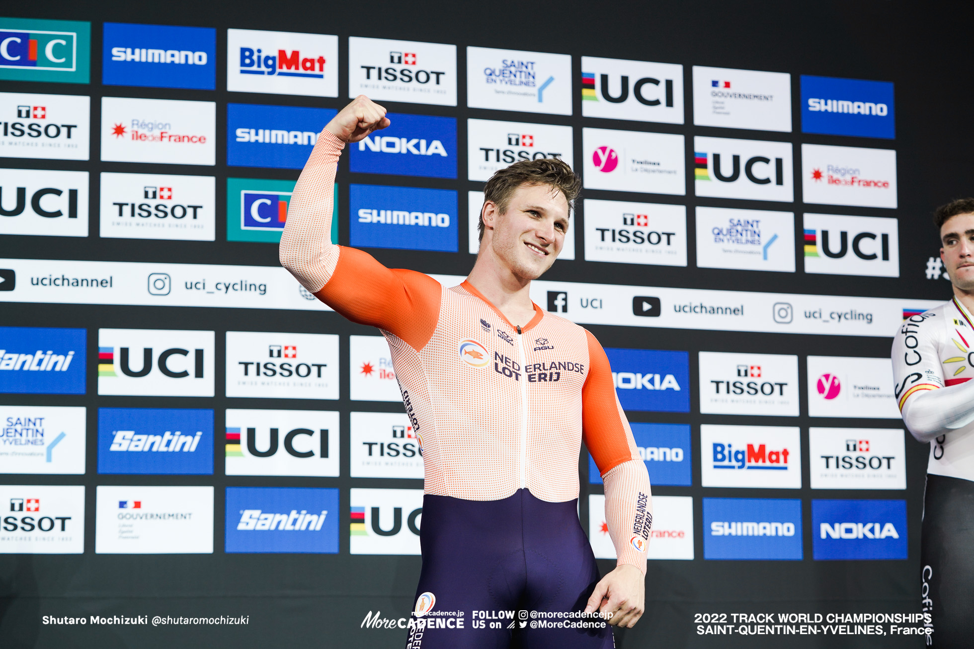 ジェフリー・ホーフラント, HOOGLAND Jeffrey, NED,Final, Men's 1Km Time Trial, 2022 Track World Championships, Saint-Quentin-en-Yvelines, France