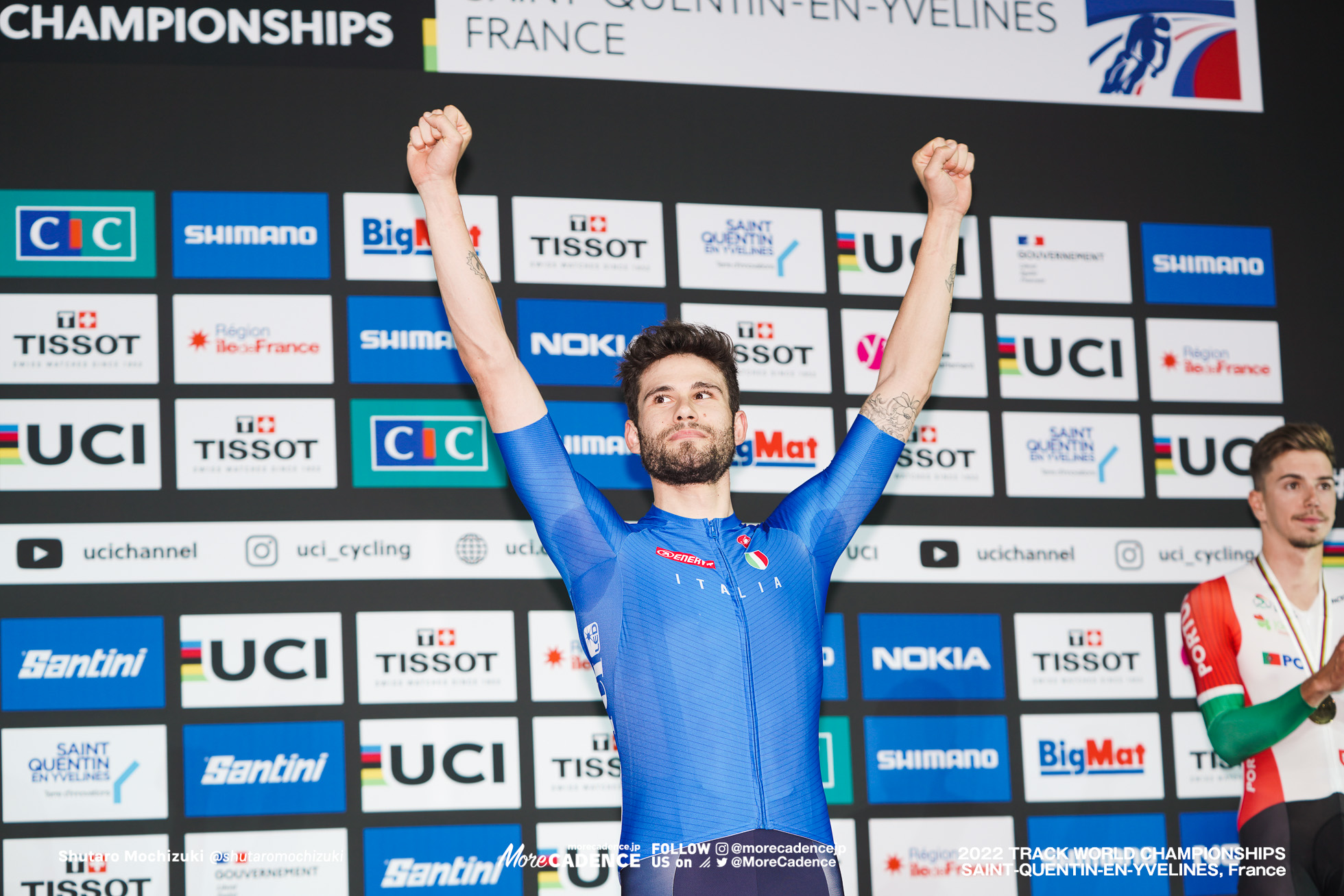 フィリポ・ガンナ, GANNA Filippo, ITA,Finals, Men's Individual Pursuit, 2022 Track World Championships, Saint-Quentin-en-Yvelines, France