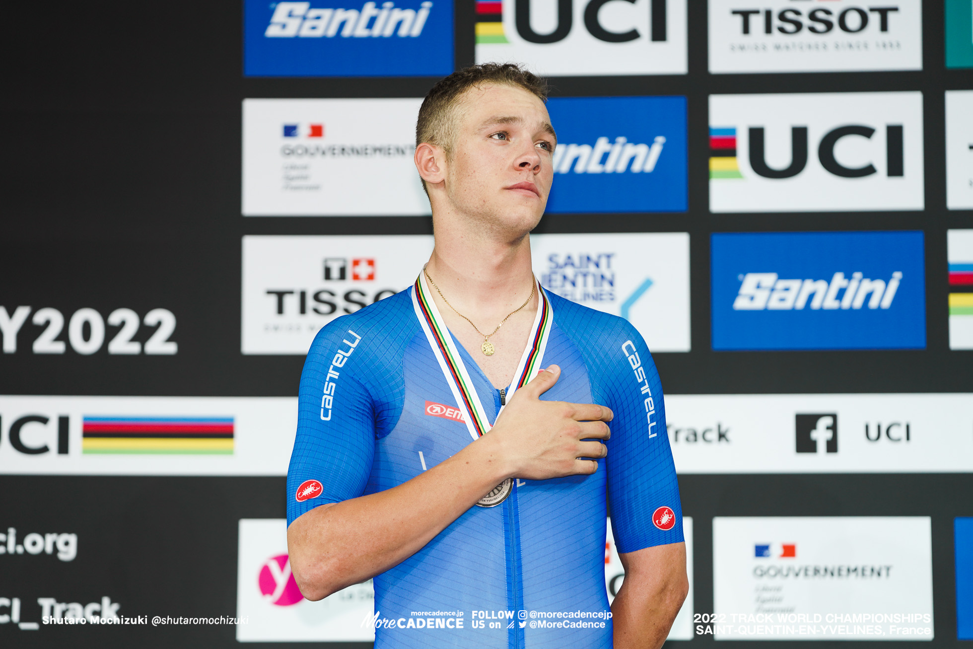 ジョナサン・ミラン, MILAN Jonathan, ITA,Finals, Men's Individual Pursuit, 2022 Track World Championships, Saint-Quentin-en-Yvelines, France