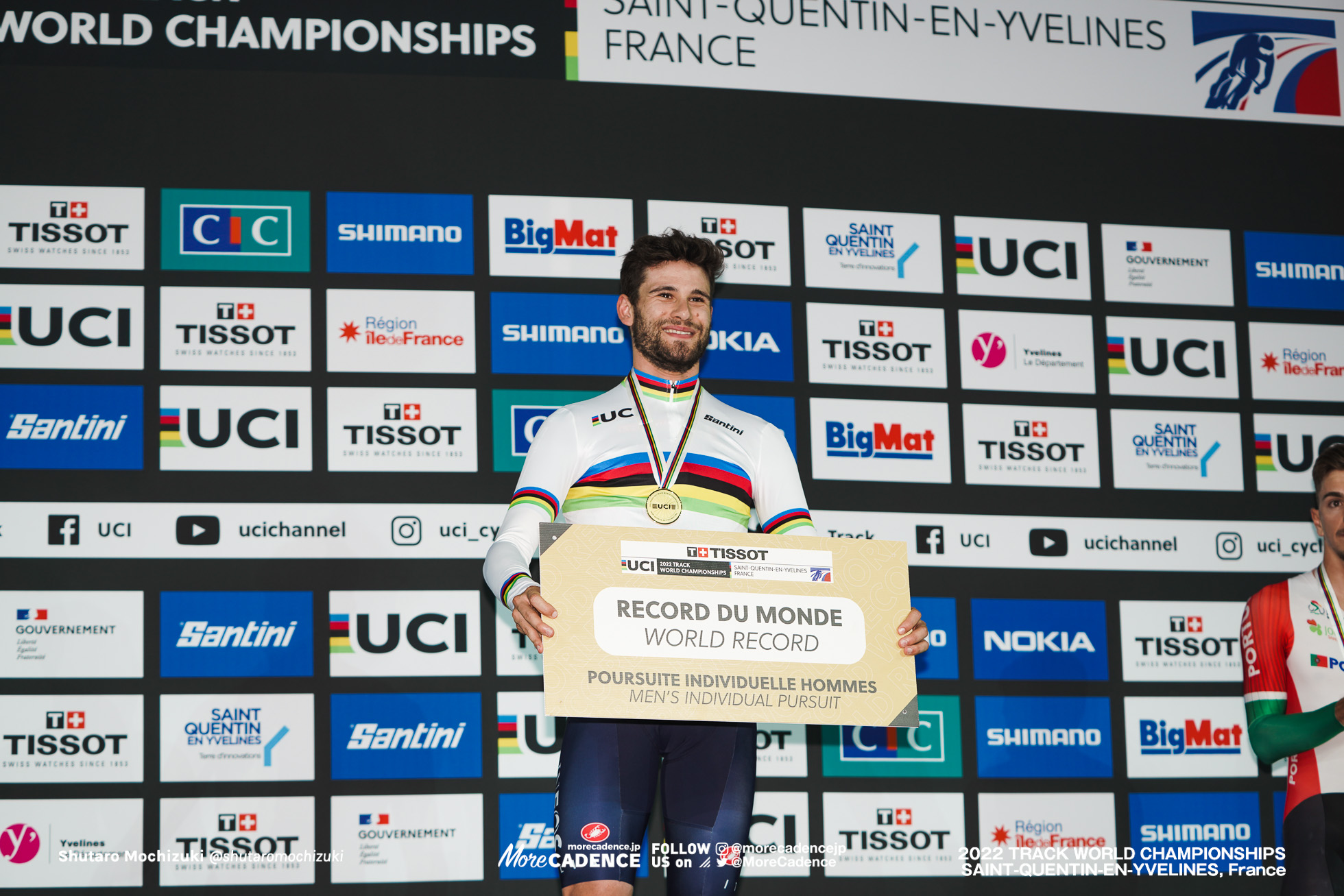 フィリポ・ガンナ, GANNA Filippo, ITA,Finals, Men's Individual Pursuit, 2022 Track World Championships, Saint-Quentin-en-Yvelines, France