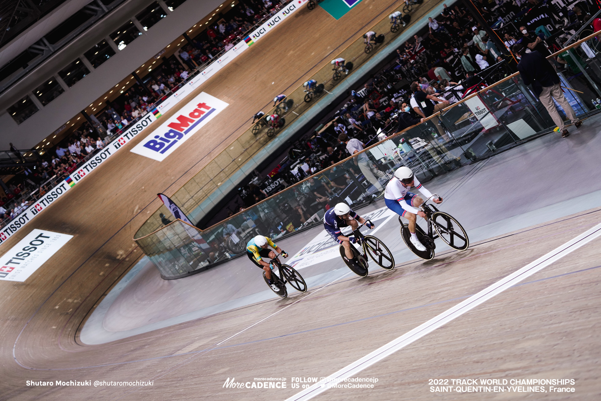 ベンジャミン・トマ, THOMAS Benjamin, FRA, イーサン・ハイター, HAYTER Ethan, GBR, Points Race, Men's Omnium, 2022 Track World Championships, Saint-Quentin-en-Yvelines, France