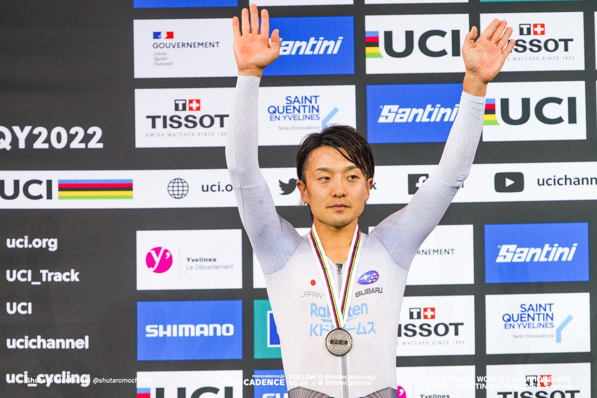 窪木一茂, KUBOKI Kazushige, JPN, Men's Scratch, 2022 Track World Championships, Saint-Quentin-en-Yvelines, France