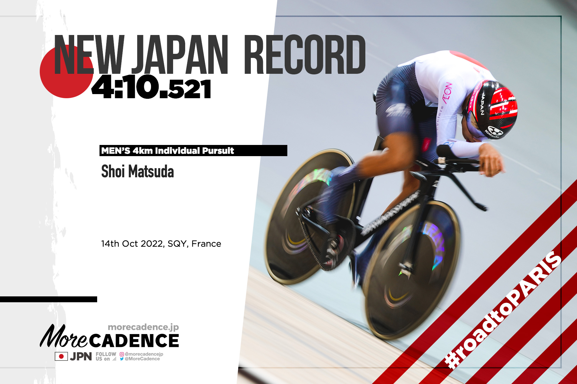 フィリポ・ガンナ, Philippo Ganna, 松田祥位, Shoi Matsuda, JPN, Men's 4km Individual Pursuit, 2022 Track World Championships, Saint-Quentin-en-Yvelines, France